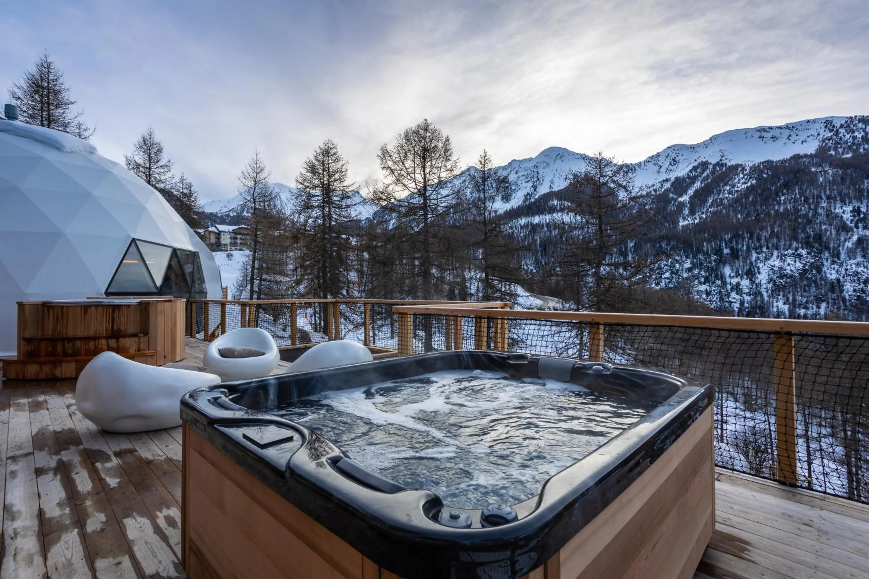 Spa and wellness centre/facilities in Alpin D'Hôme Hôtel & Spa