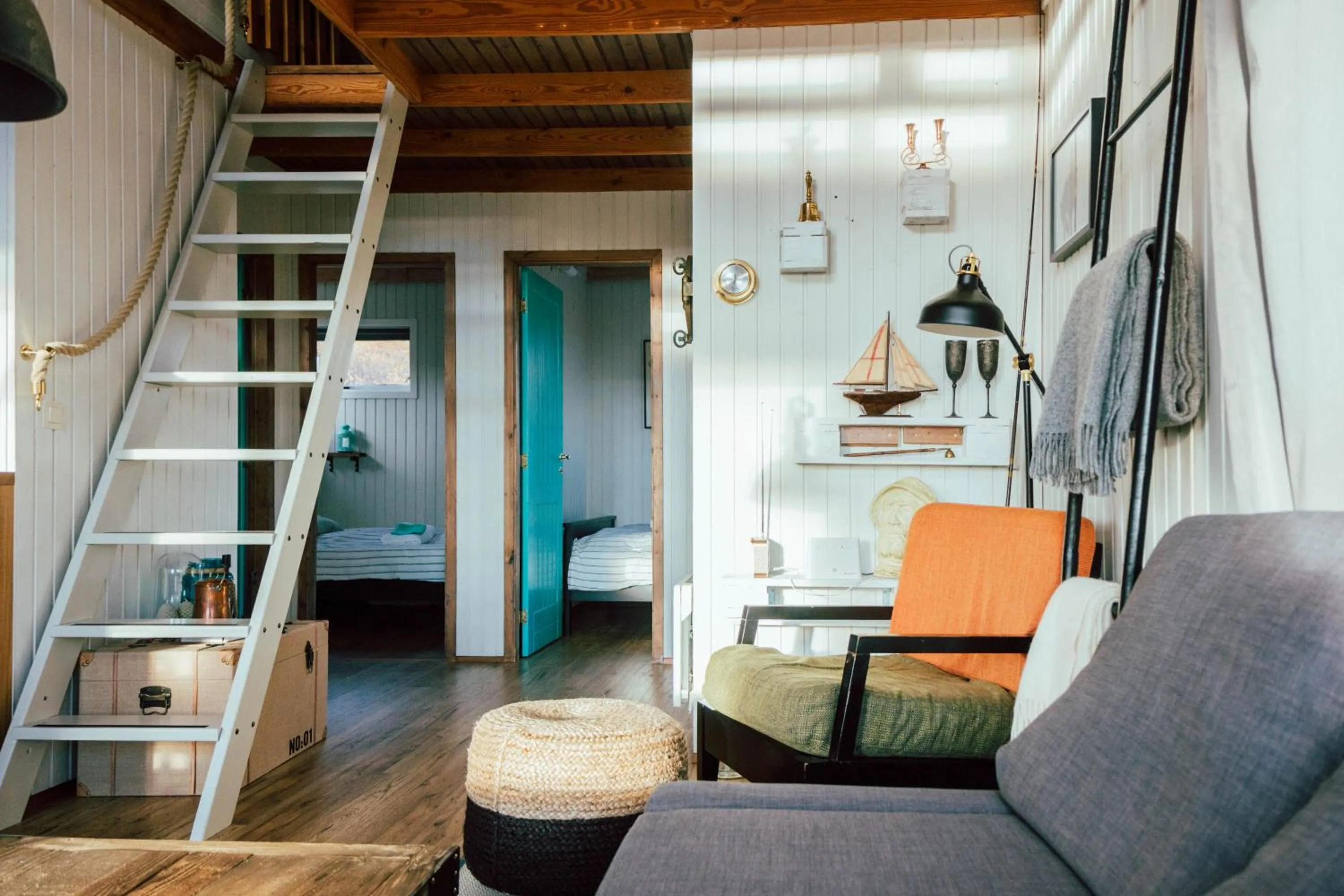 Seating area in Mulakot Cosy Cabins