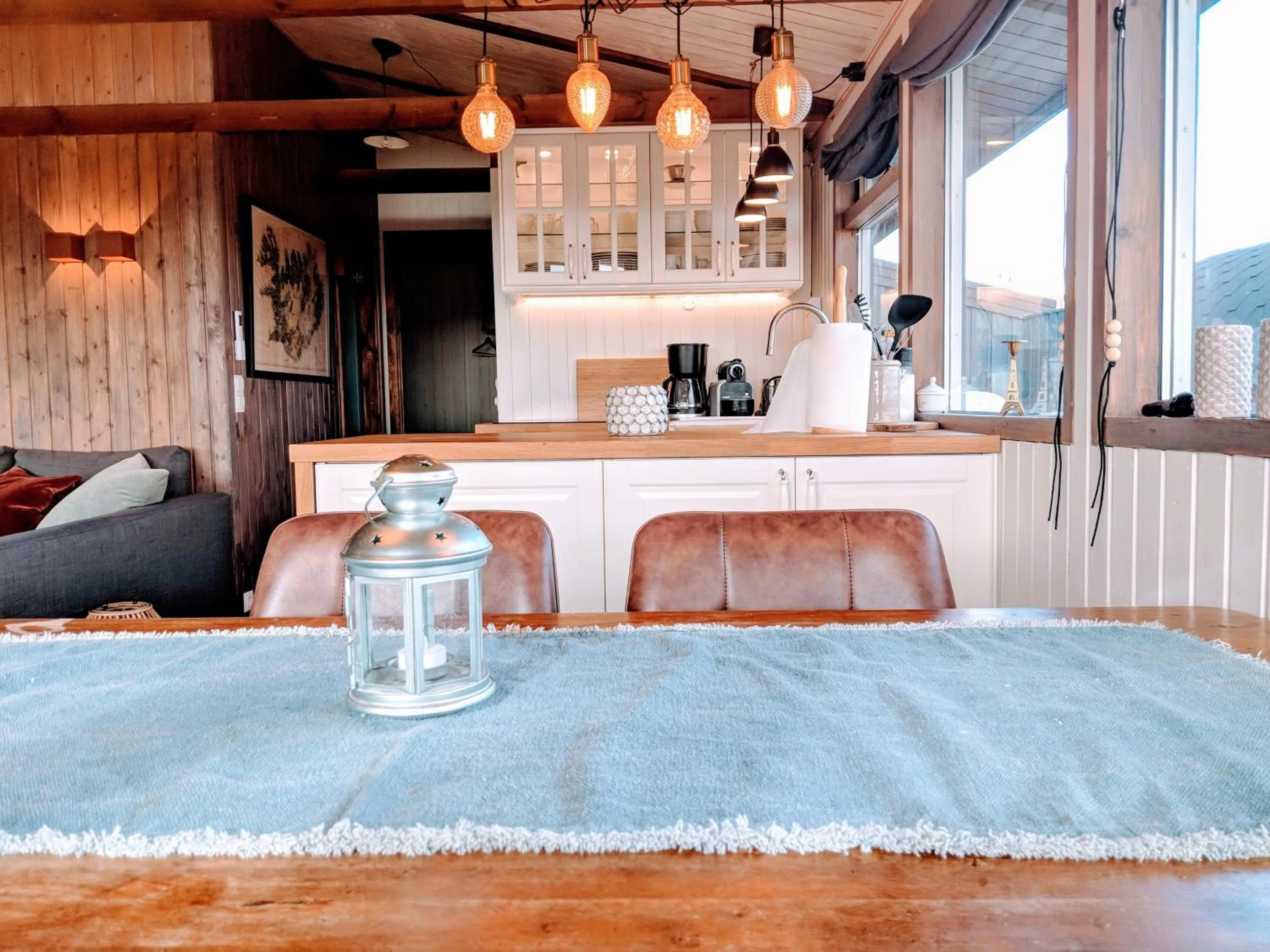 Kitchen or kitchenette in Mulakot Cosy Cabins