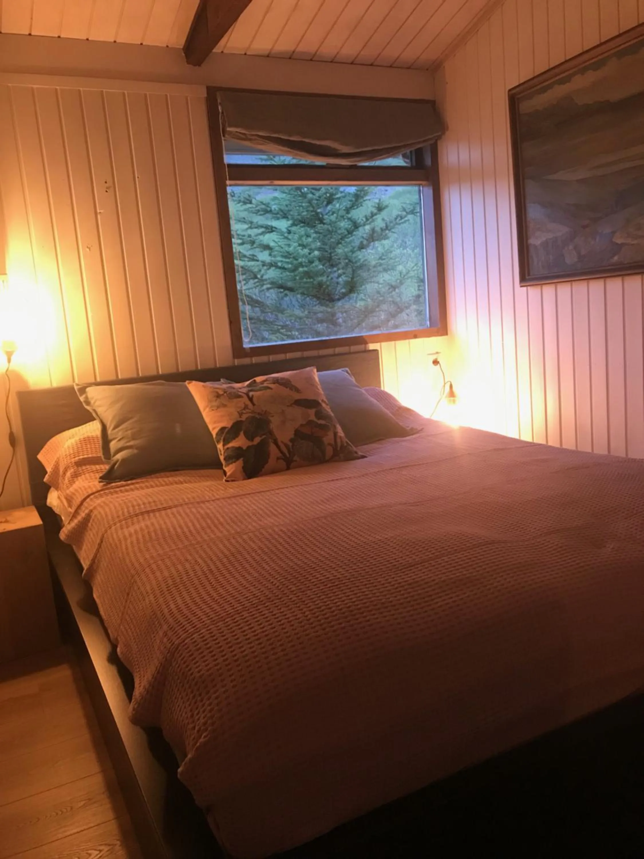 Bed in Mulakot Cosy Cabins