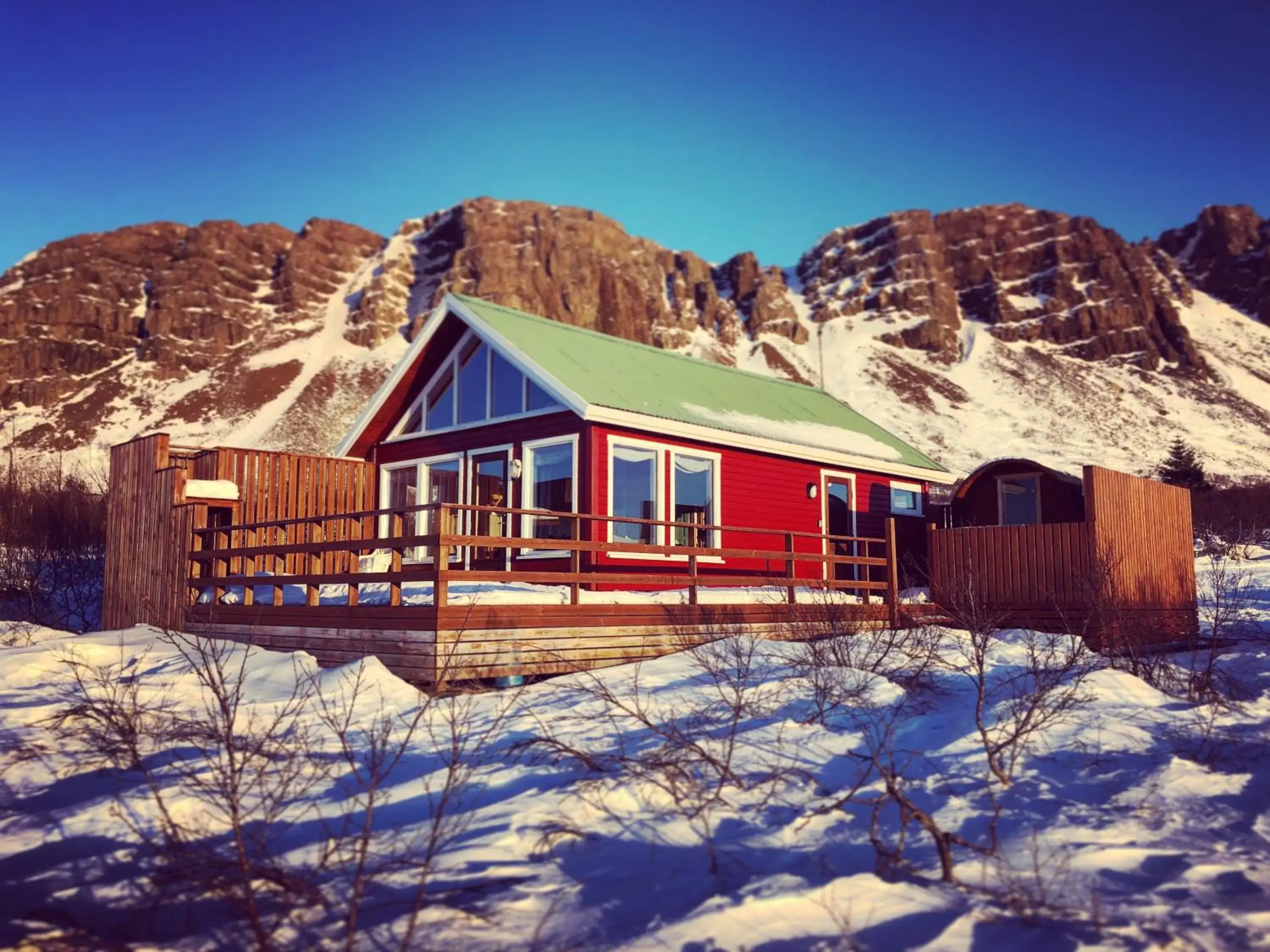 Two-Bedroom Chalet with Sauna - single occupancy in Mulakot Cosy Cabins Two-Bedroom Chalet with Sauna - single occupancy in Mulakot Cosy Cabins