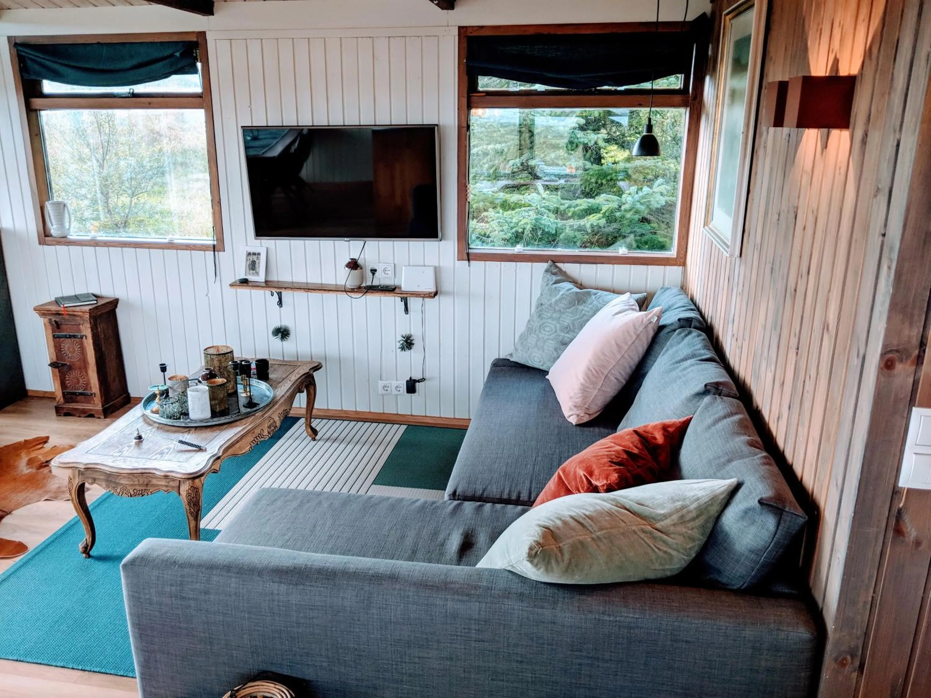 Living room in Mulakot Cosy Cabins