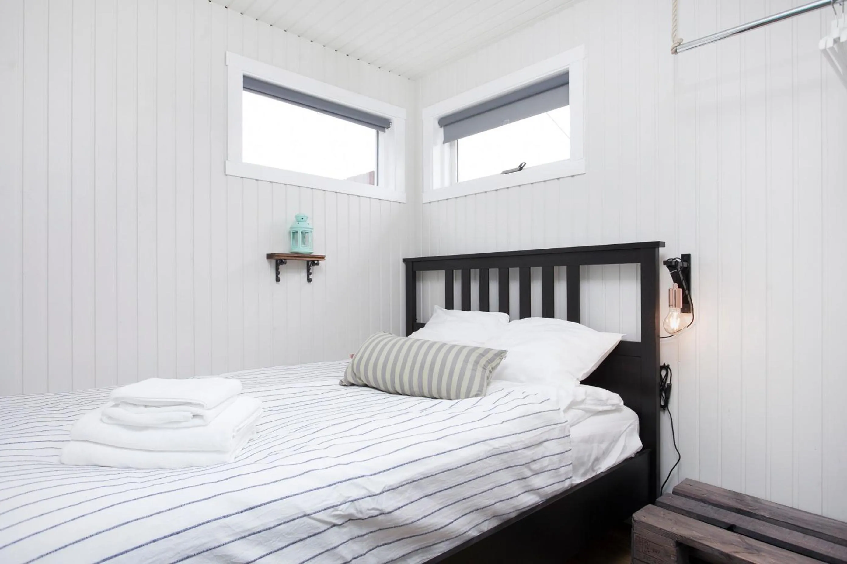 Bed in Mulakot Cosy Cabins