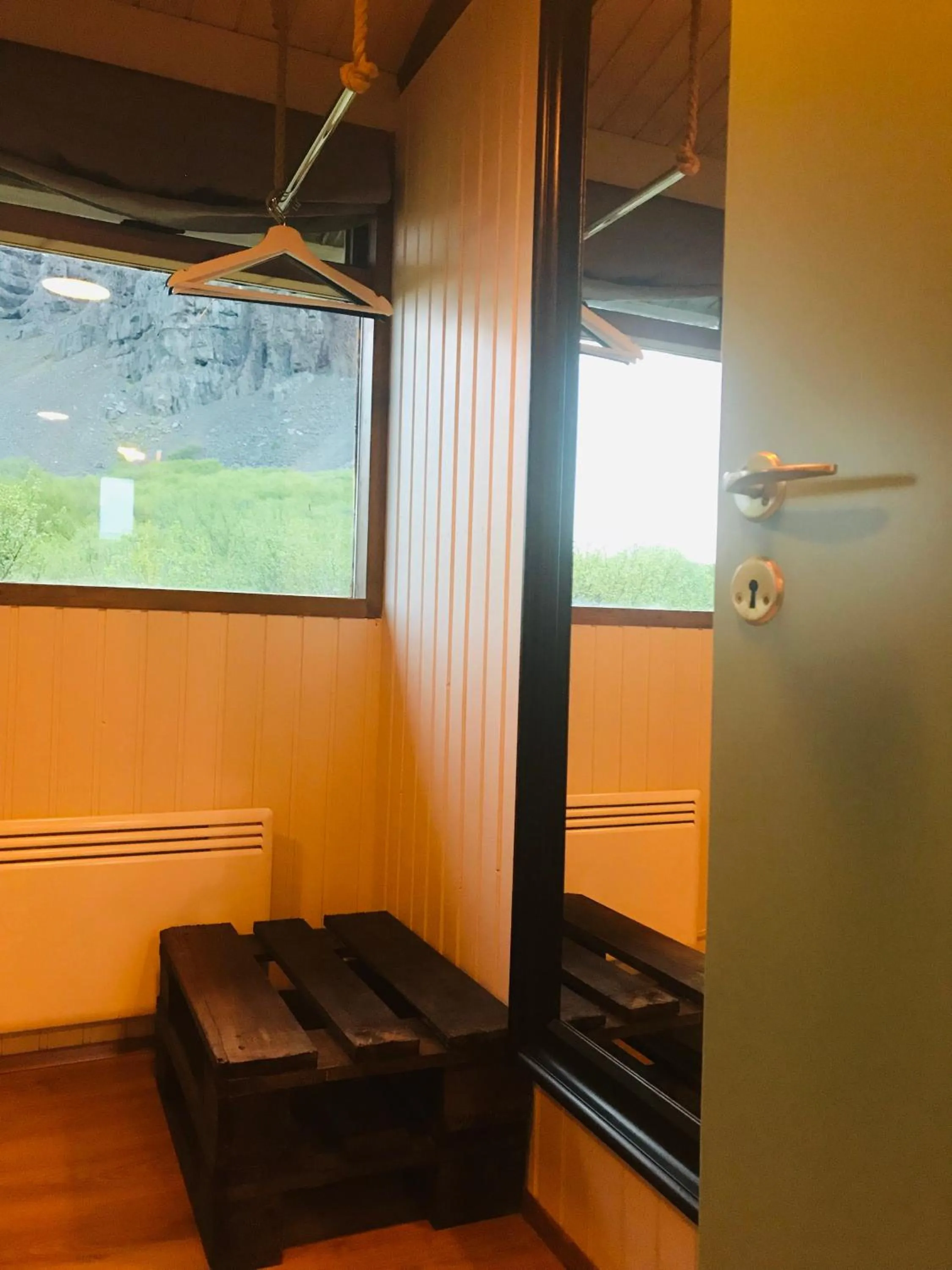 Bedroom in Mulakot Cosy Cabins