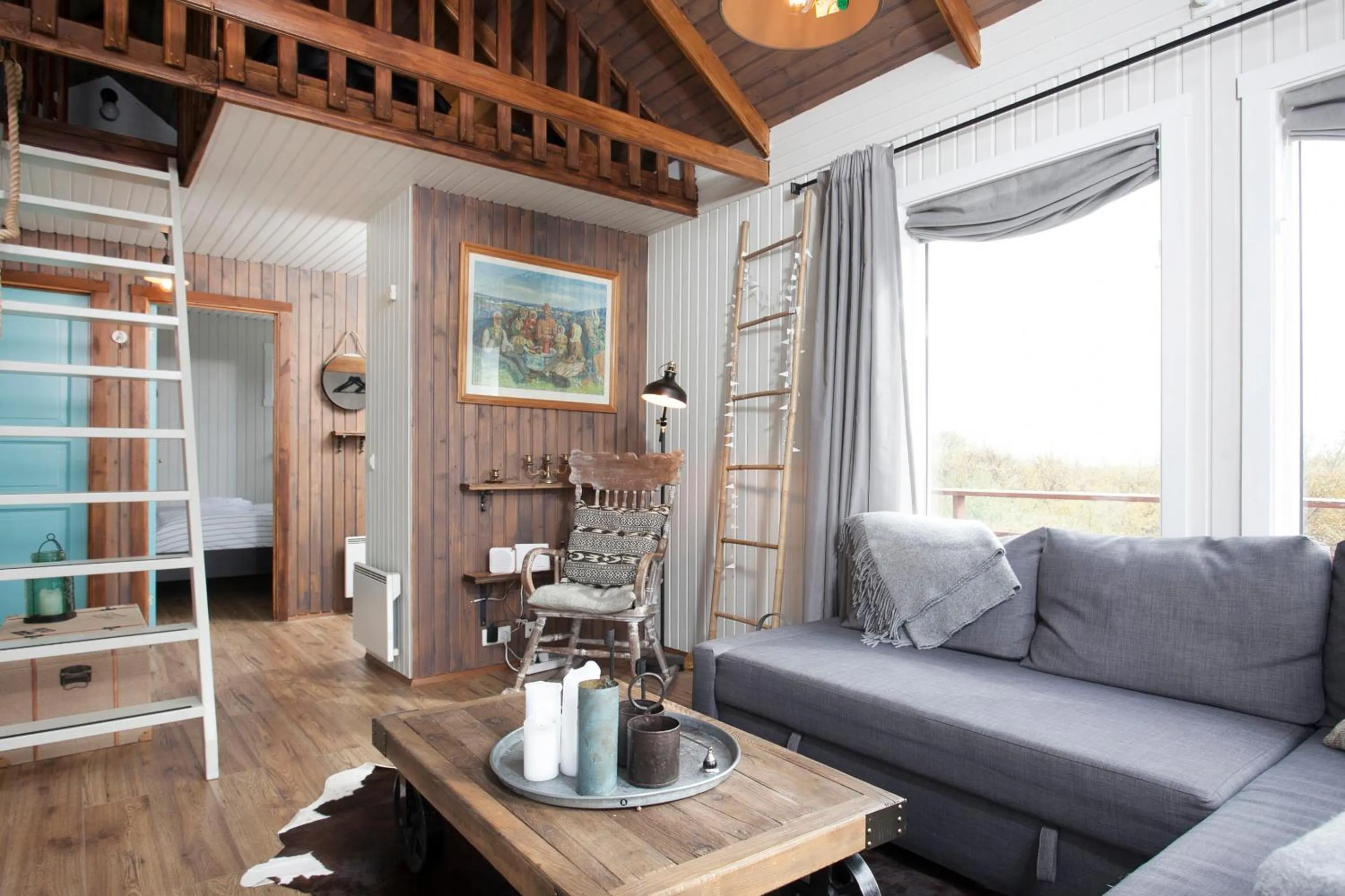 Living room in Mulakot Cosy Cabins