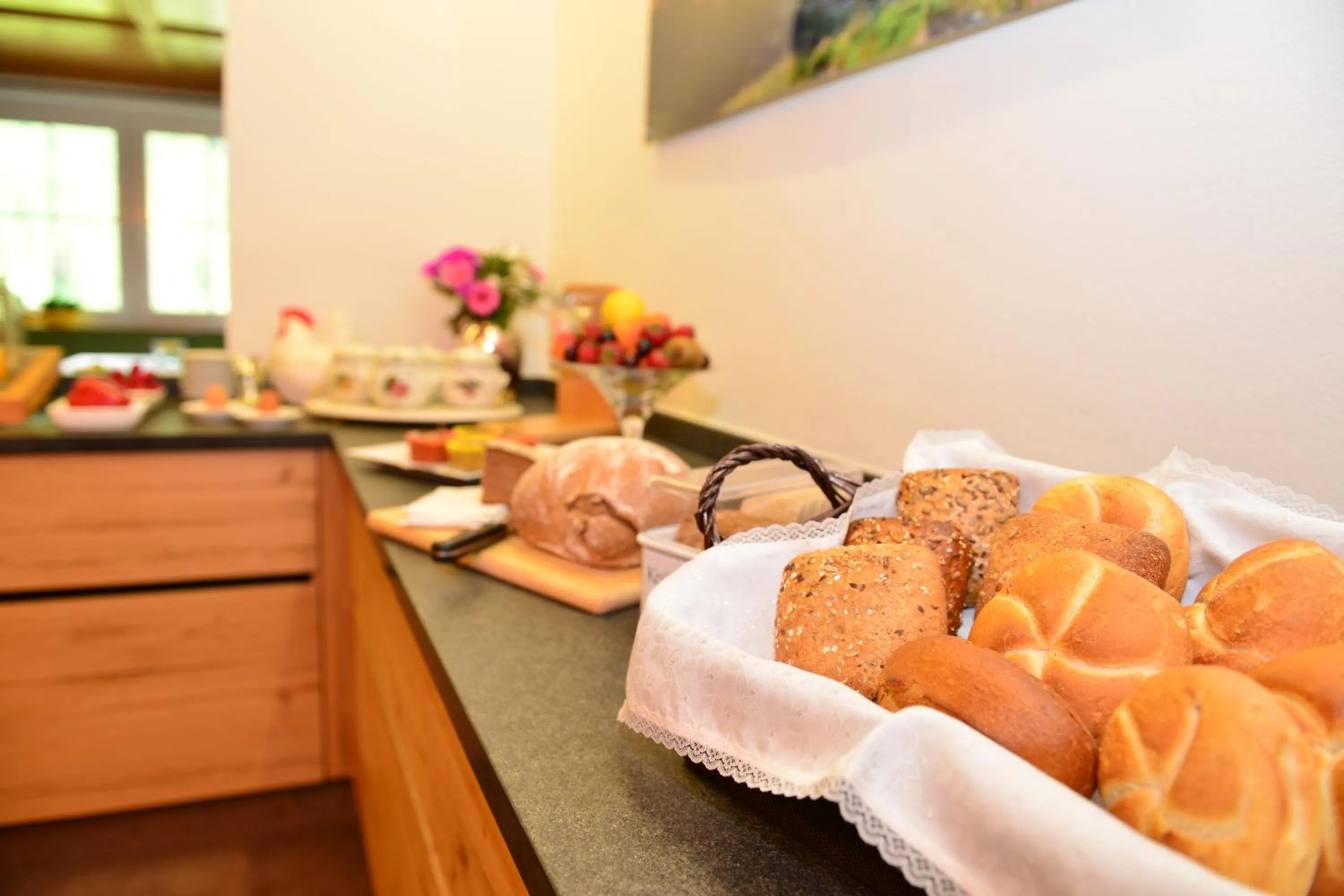 Buffet breakfast in Hotel Garni Ingeborg