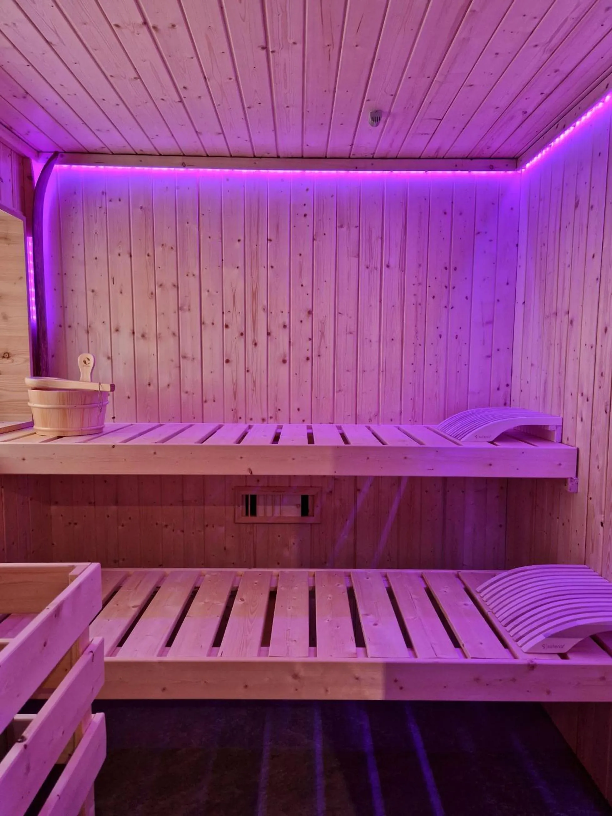 Sauna in Chalet Diognysos B&B, Wellness & Boutique Hotel
