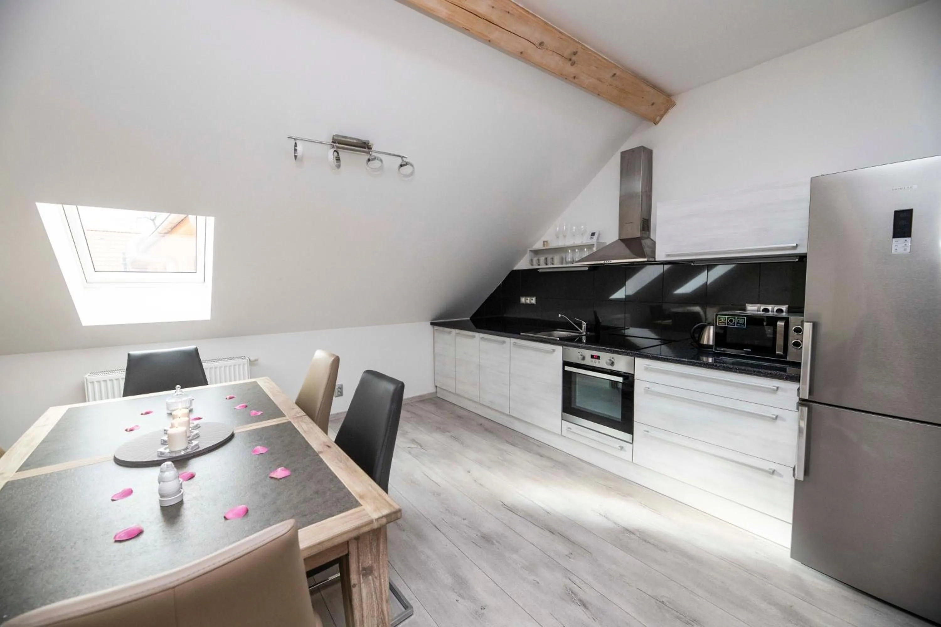 Kitchen or kitchenette in VIP suite hotel Heinz