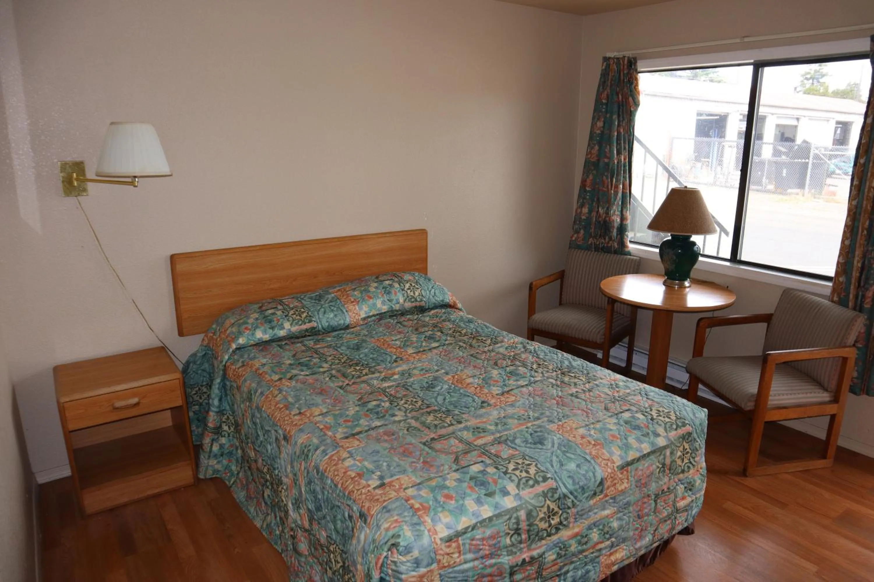 Bed in Silver Sands Motel