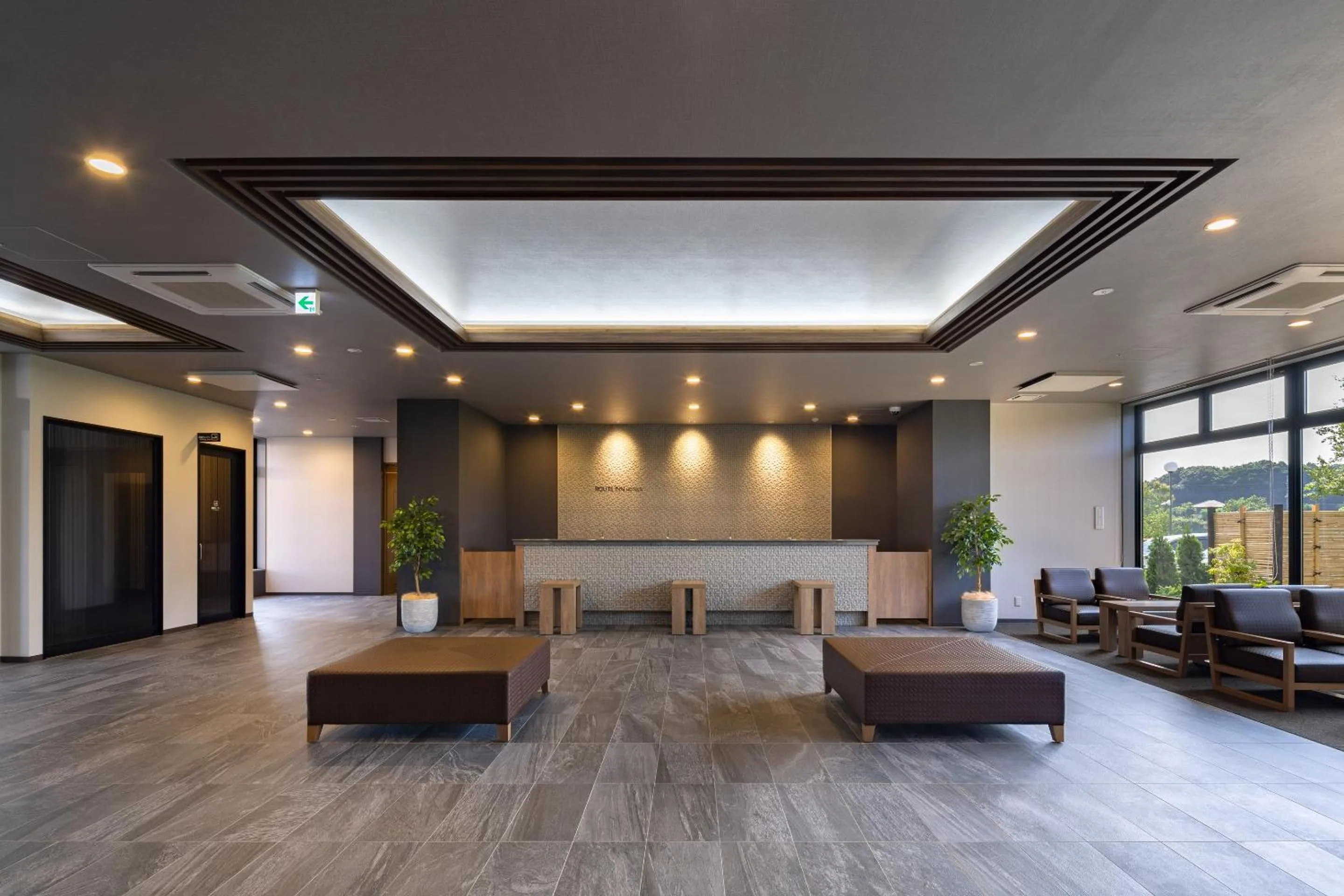 Lobby or reception in Hotel Route-Inn Kashiwa Minami -Kokudo 16Gouzoi-