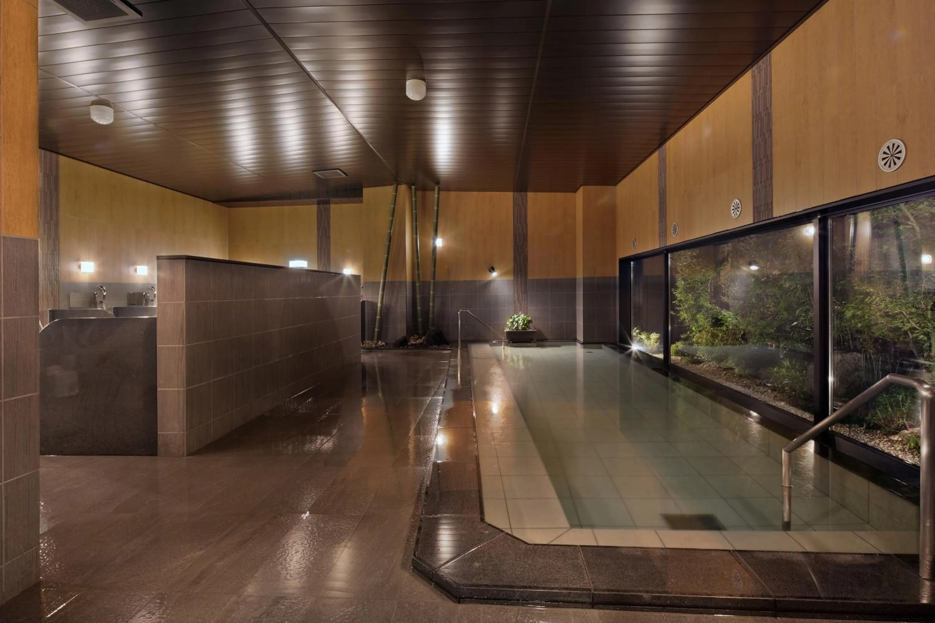 Public Bath in Hotel Route-Inn Yahaba