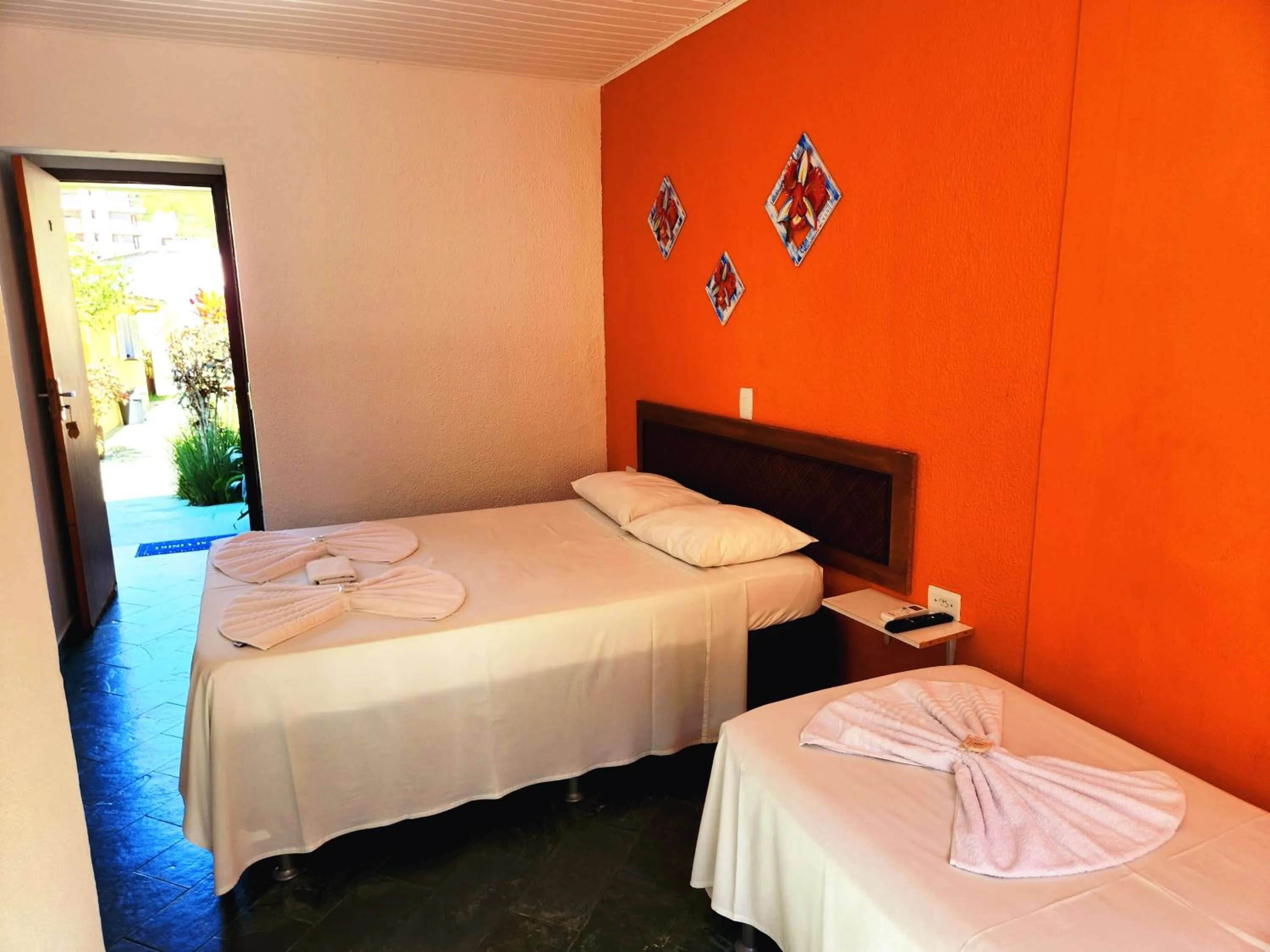 Bedroom, Bed in Pousada Viva Ubatuba