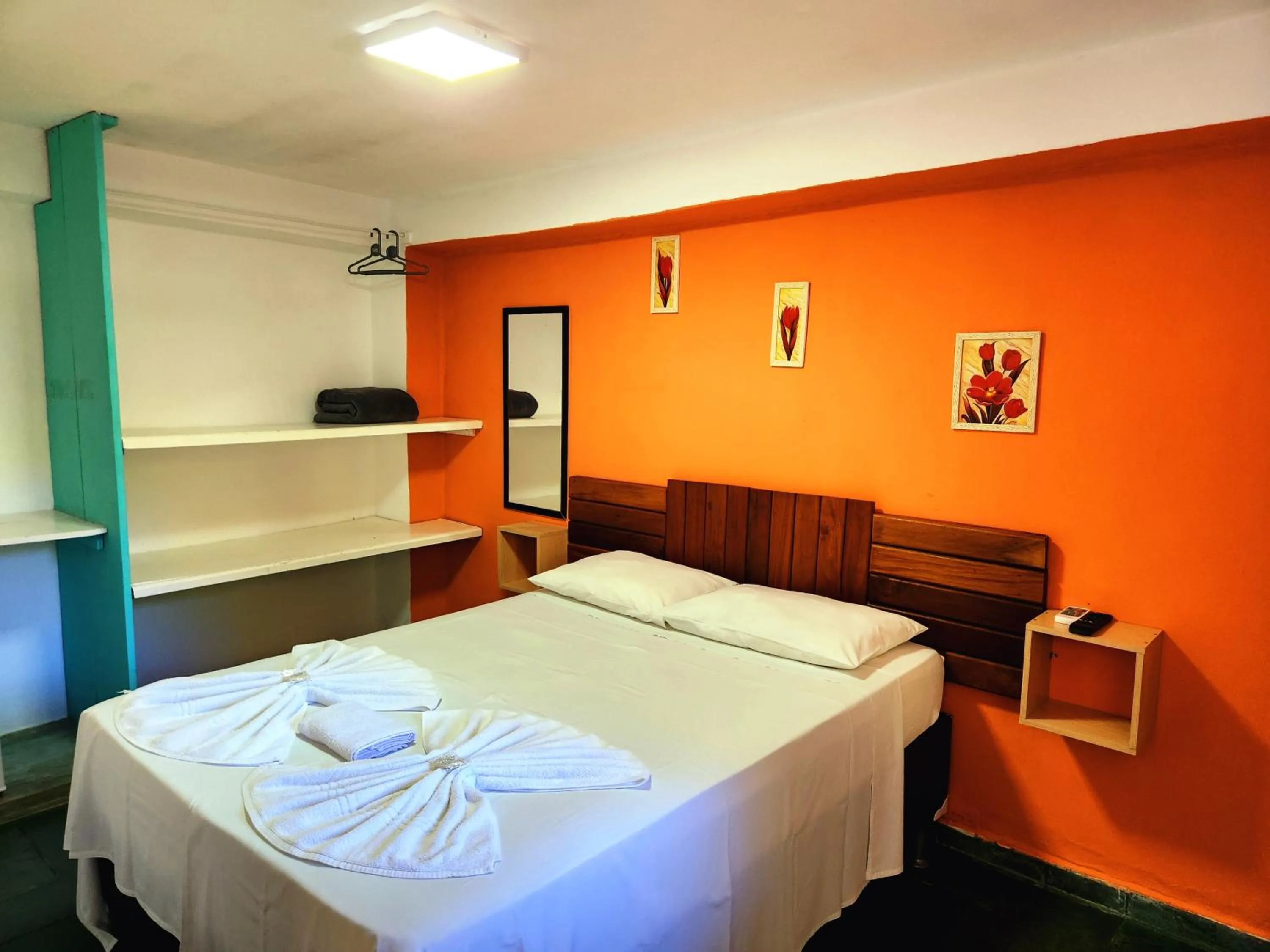 Bed in Pousada Viva Ubatuba