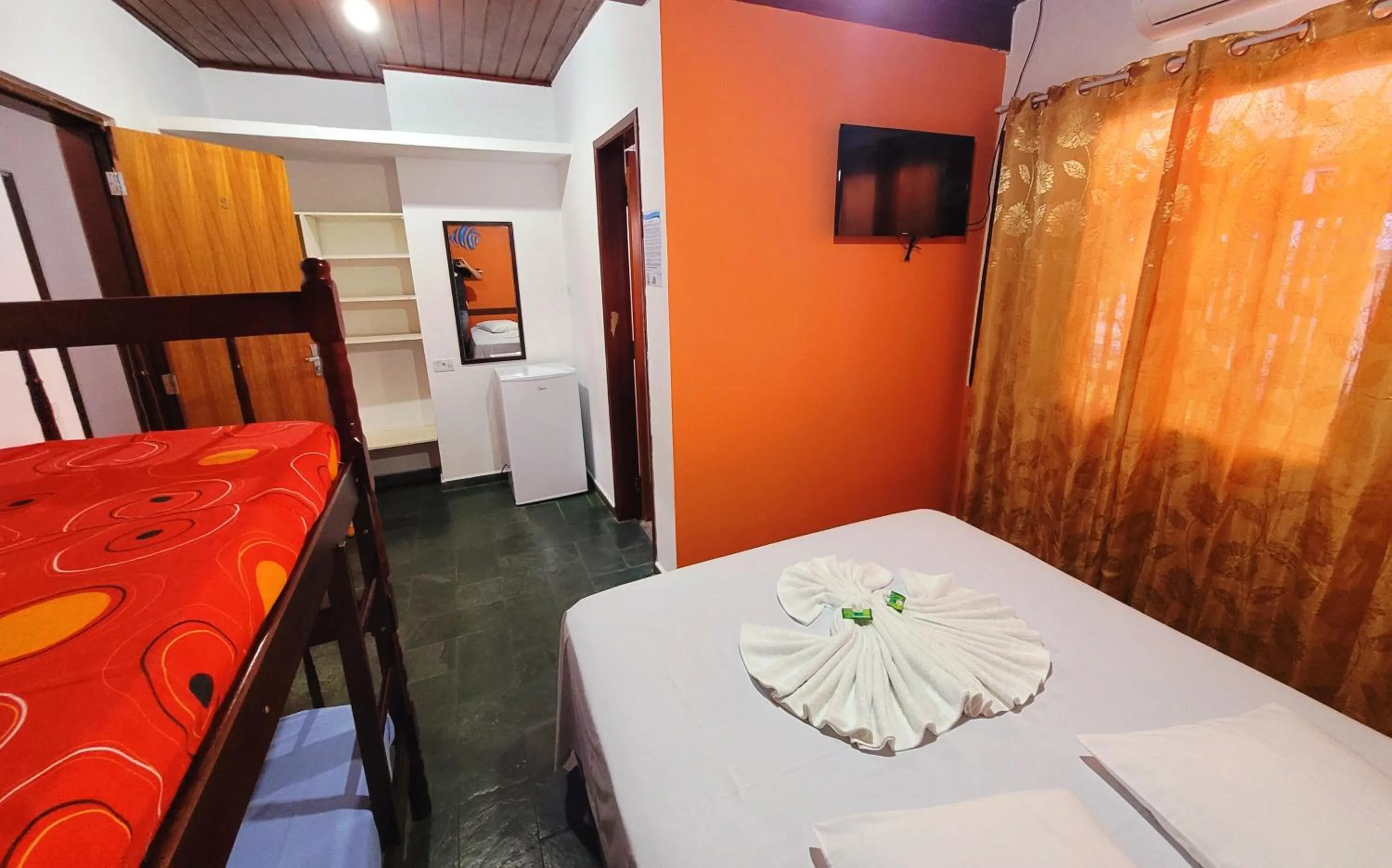 Bedroom, Bed in Pousada Viva Ubatuba