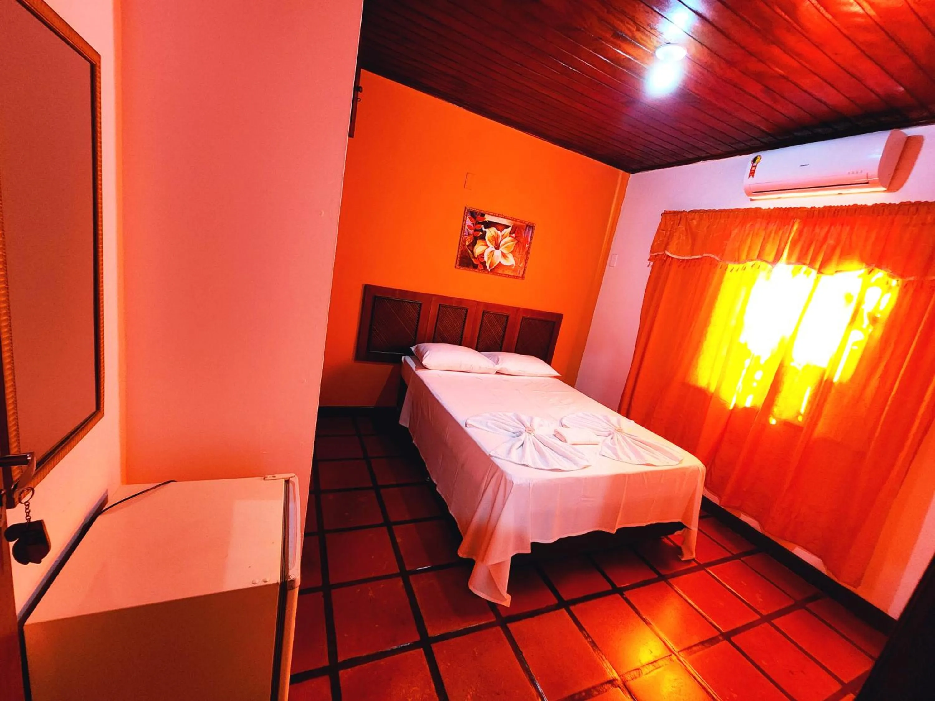 Bed in Pousada Viva Ubatuba