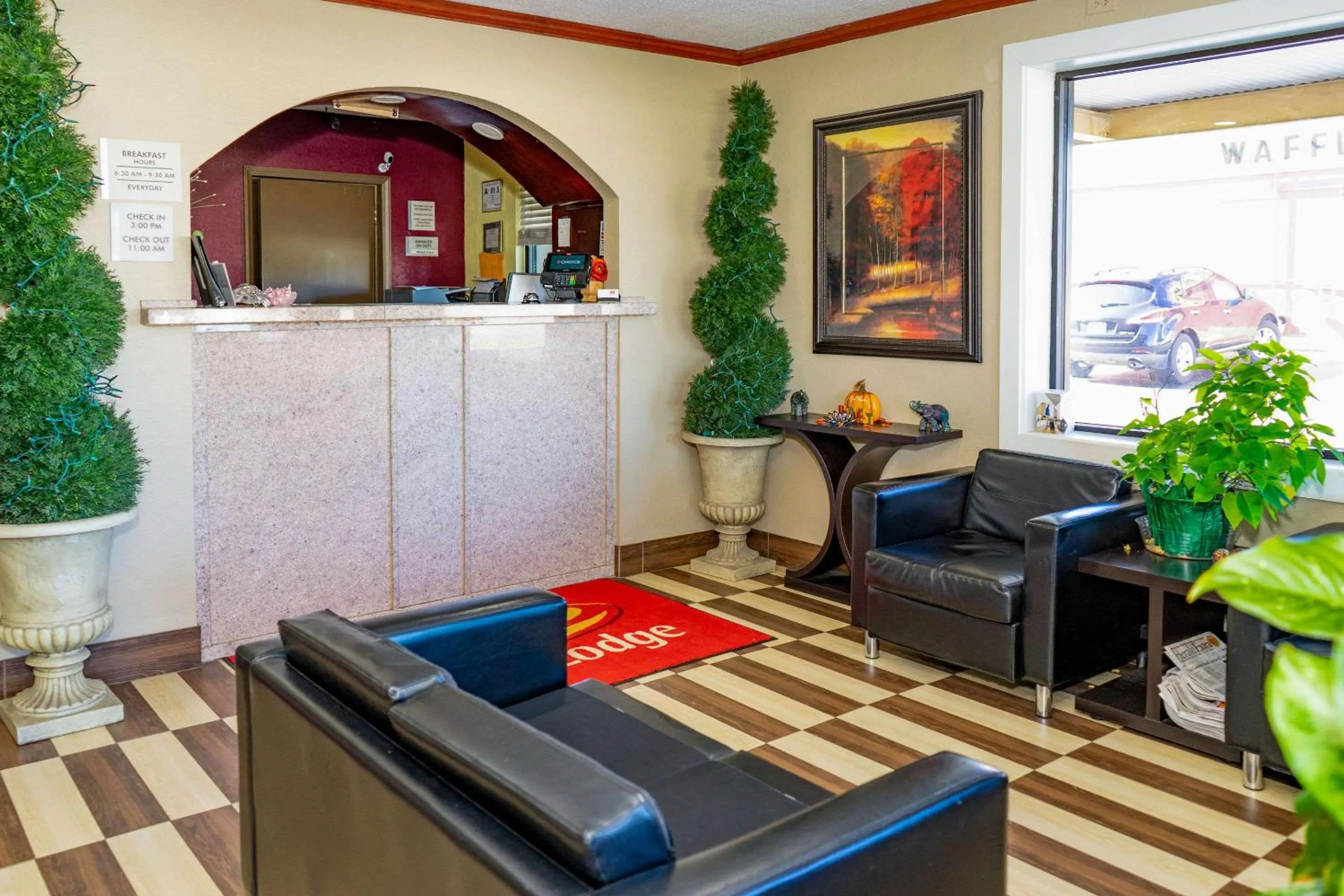 Lobby or reception in Econo Lodge Weldon - Roanoke Rapids
