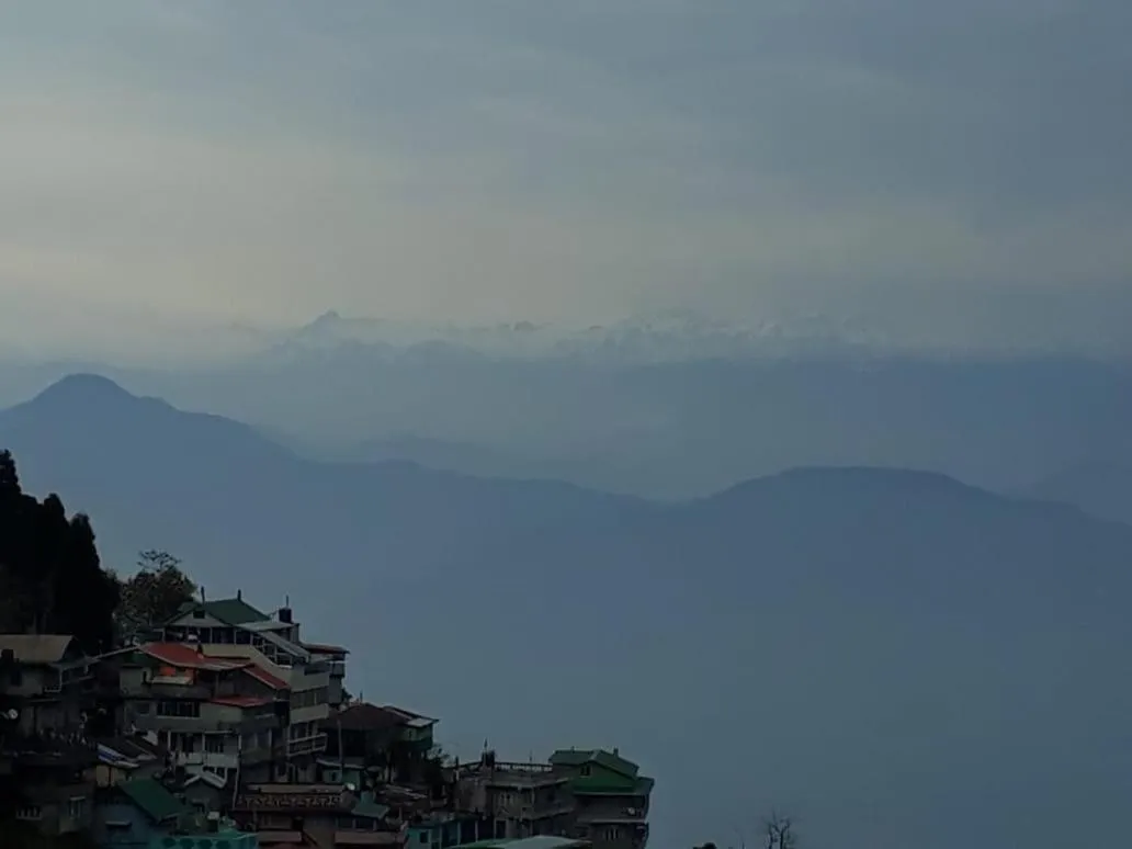 Mountain view in Quaint Wood Cottage