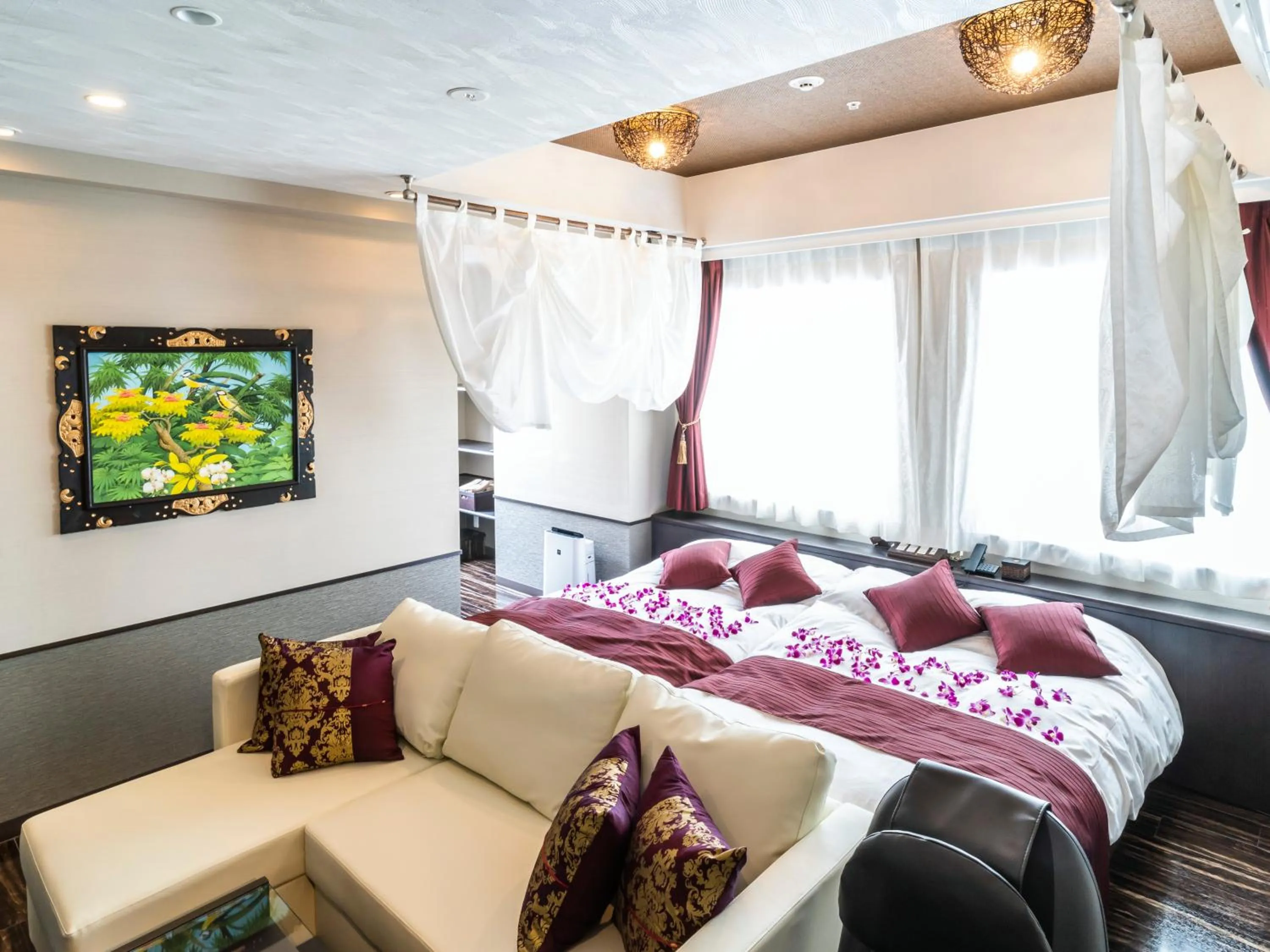 Photo of the whole room, Bed in Hotel Petit Bali Garden Shin Okubo - Shinjuku Sta 10min walk -