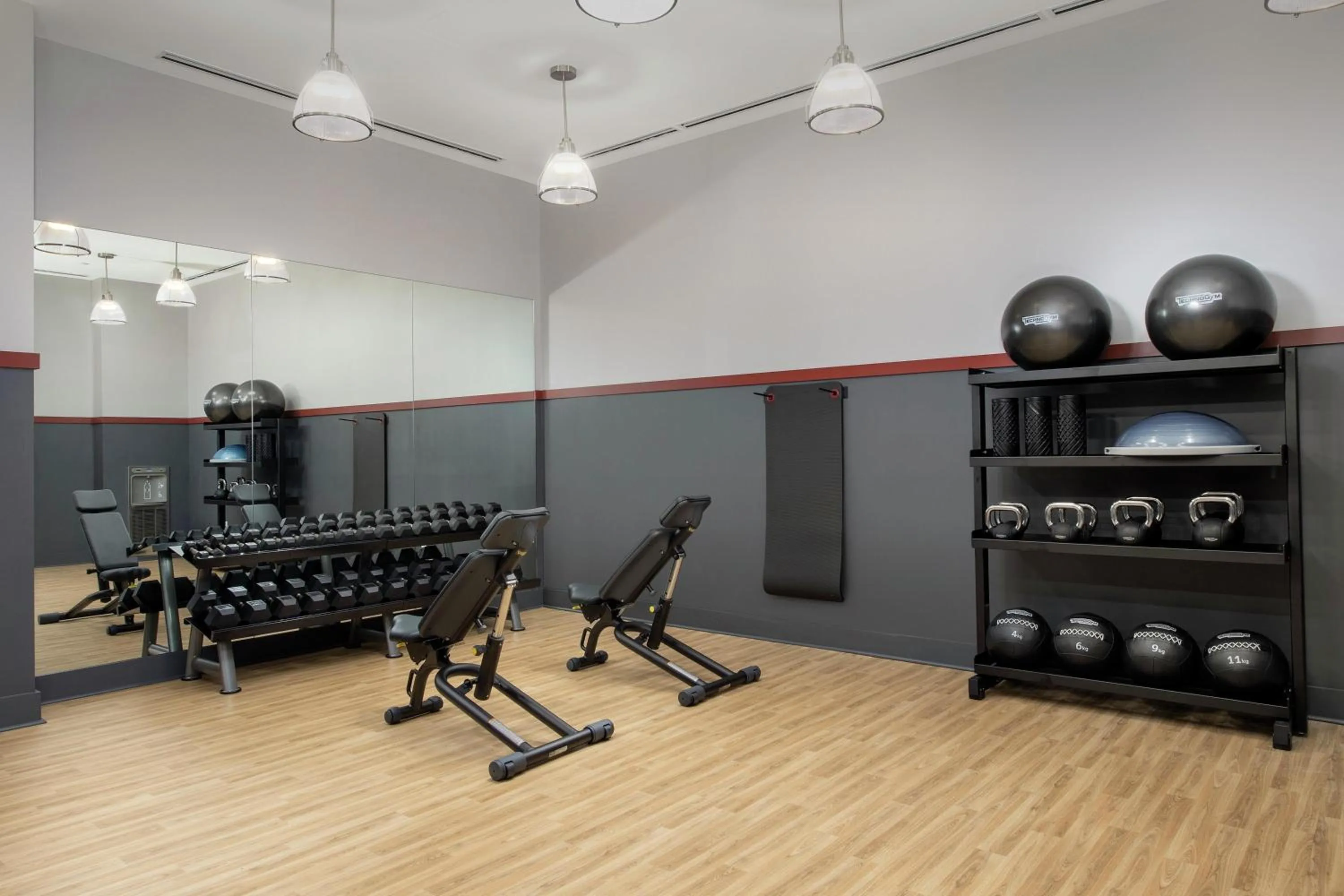 Fitness centre/facilities in Canopy By Hilton Ithaca Downtown