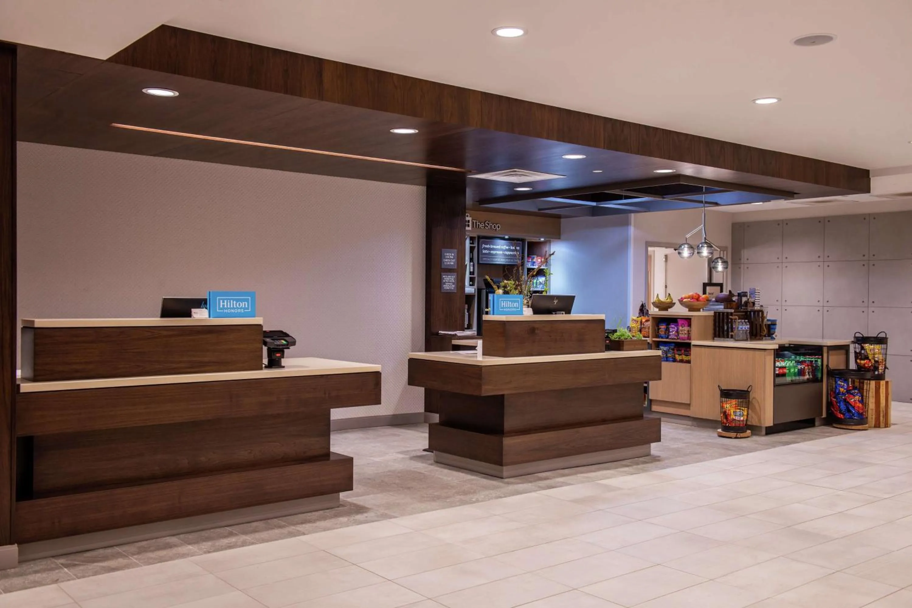 Lobby or reception in Hilton Garden Inn Kansas City Airport Mo