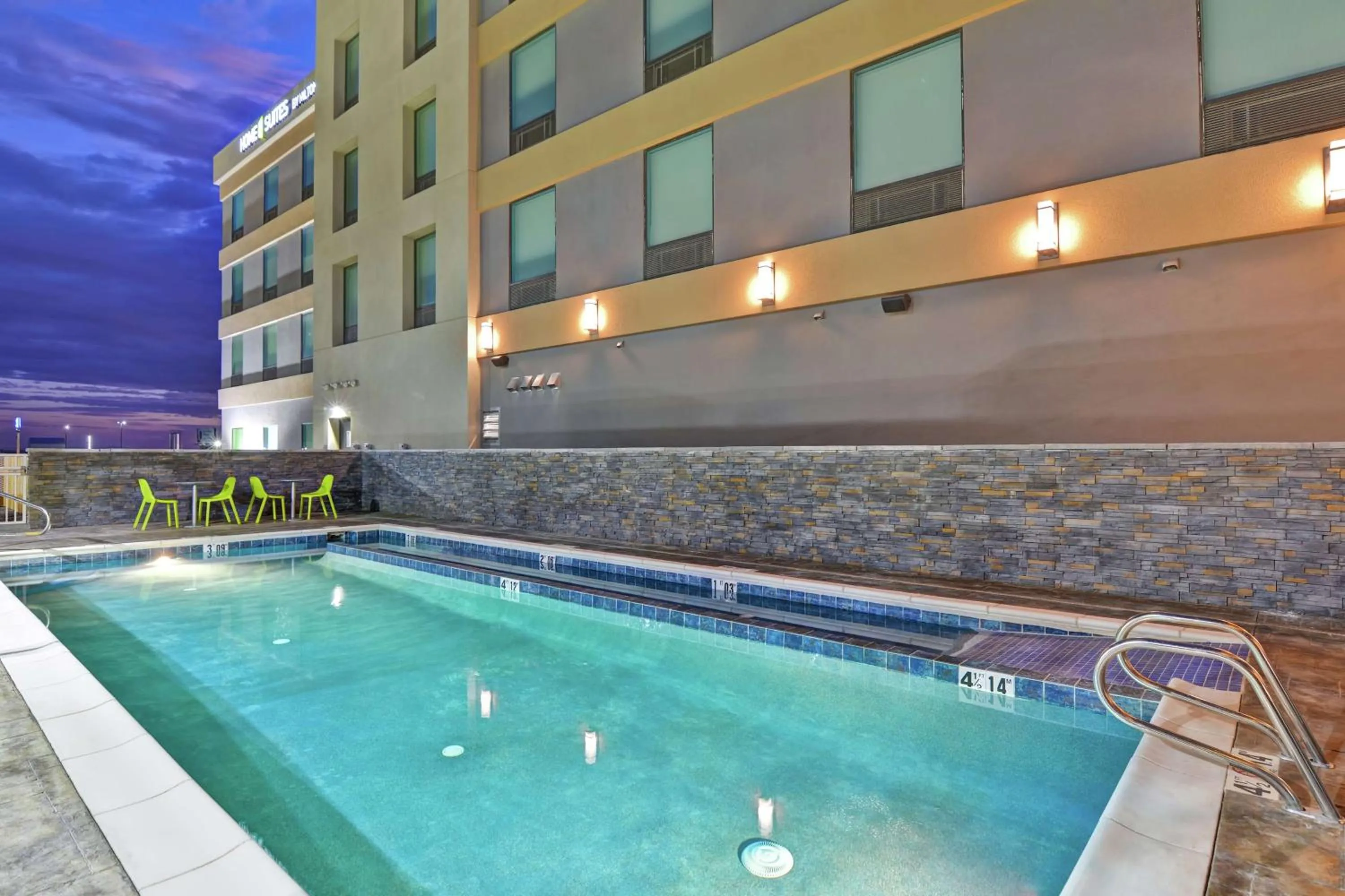 Pool view in Home2 Suites By Hilton Pecos Tx