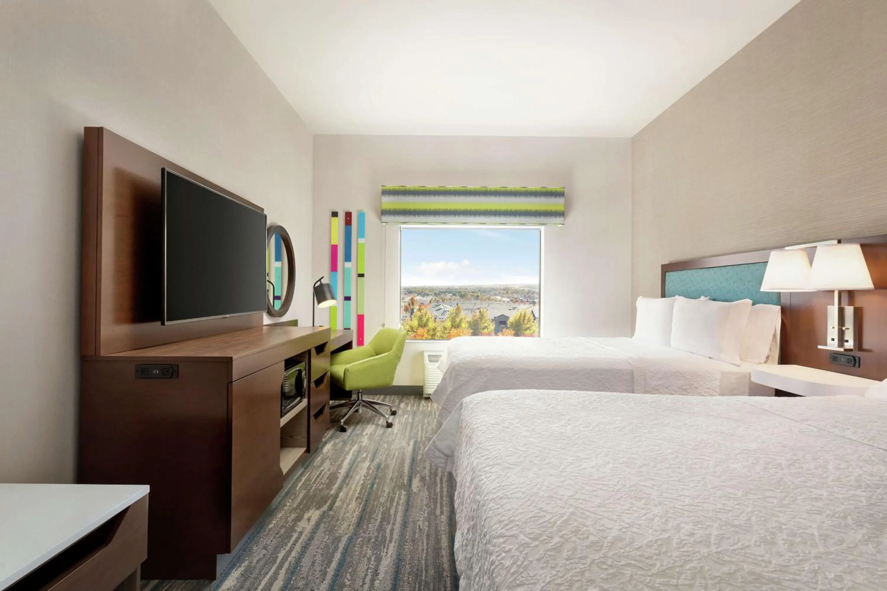 Bedroom, Bed in Hampton Inn West Valley Salt Lake City