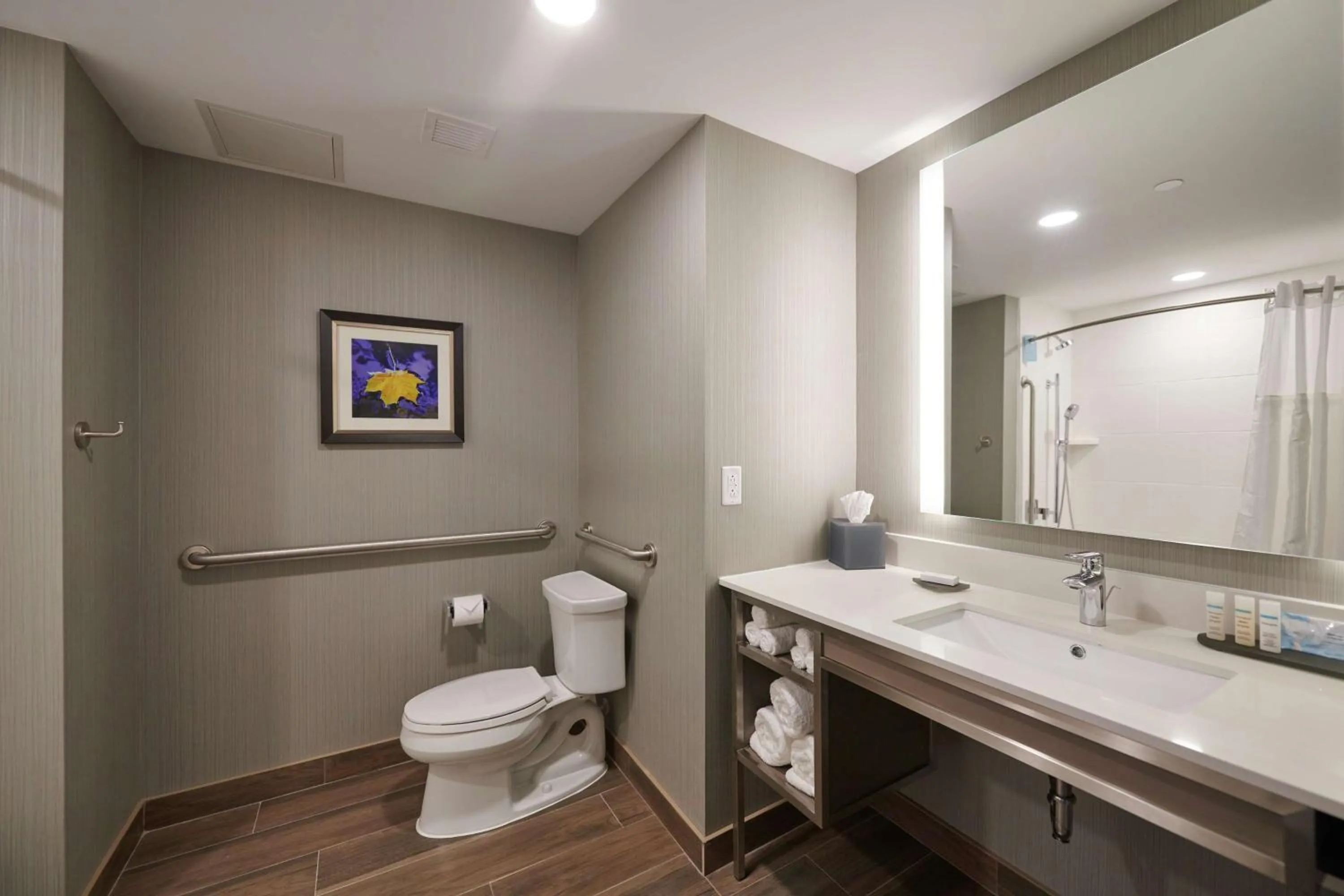 Bathroom in Hilton Garden Inn St. John's Newfoundland, Canada