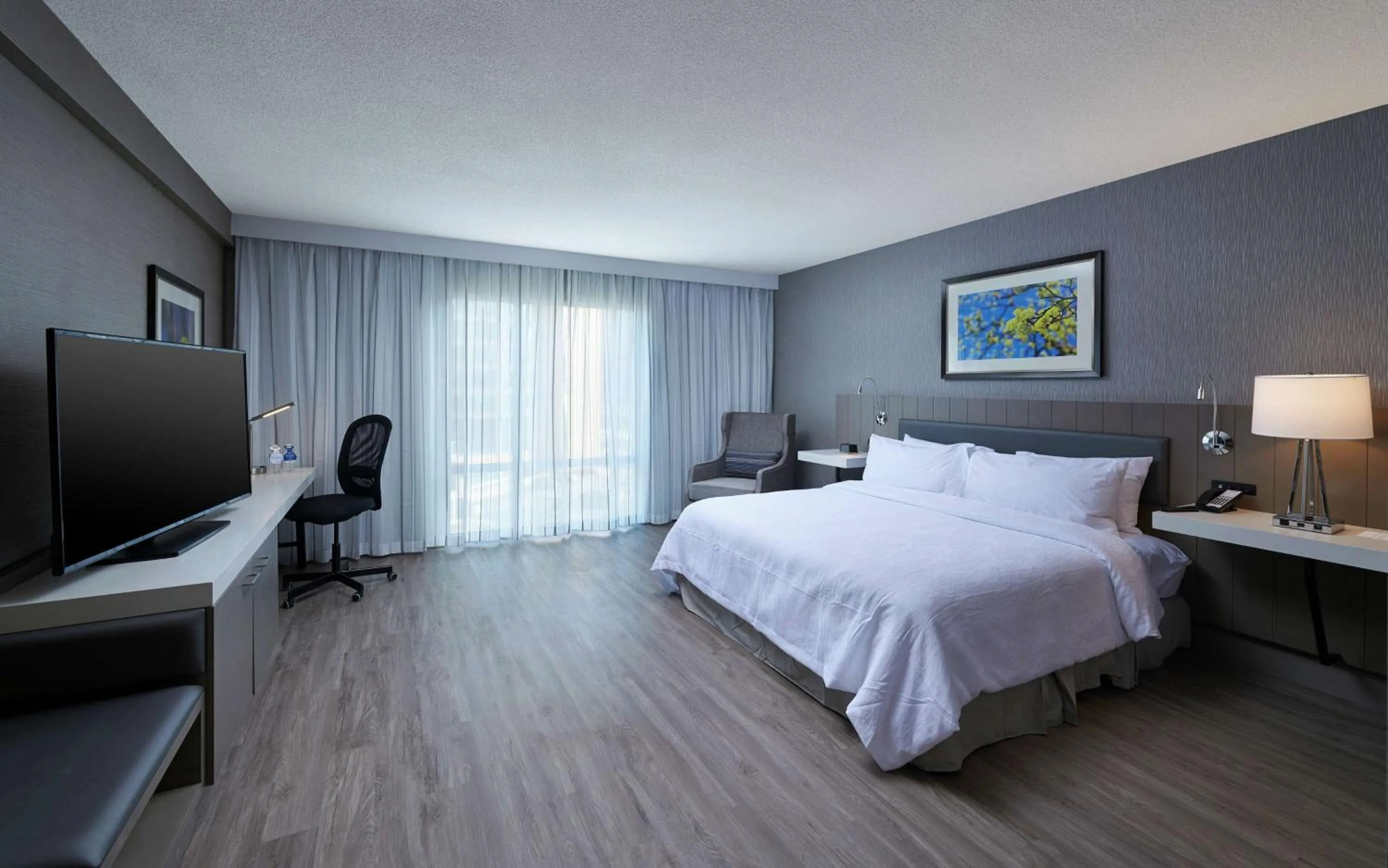 Bedroom, Bed in Hilton Garden Inn St. John's Newfoundland, Canada