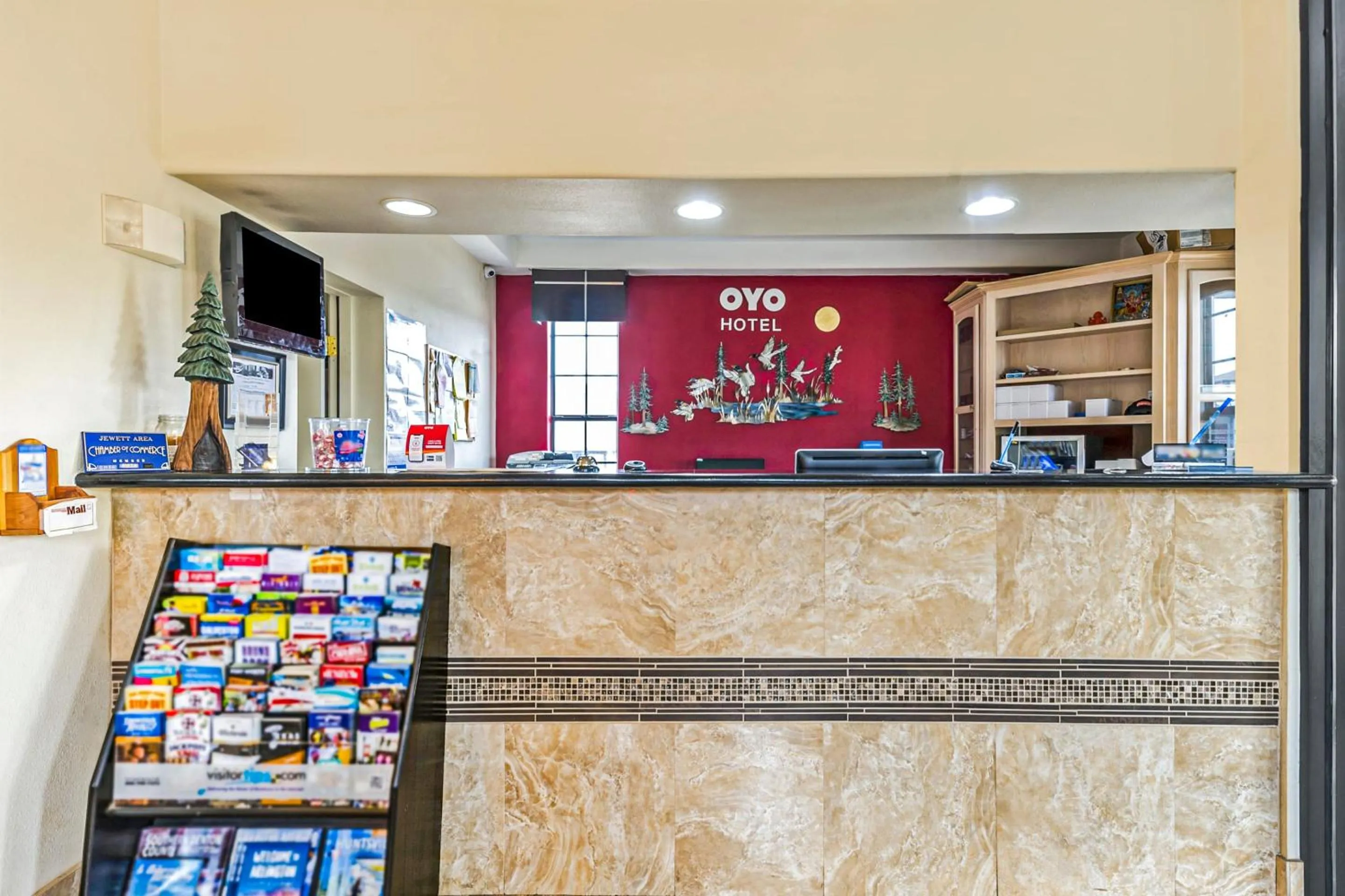 Lobby or reception in OYO Hotel Jewett TX Southwest, I-45