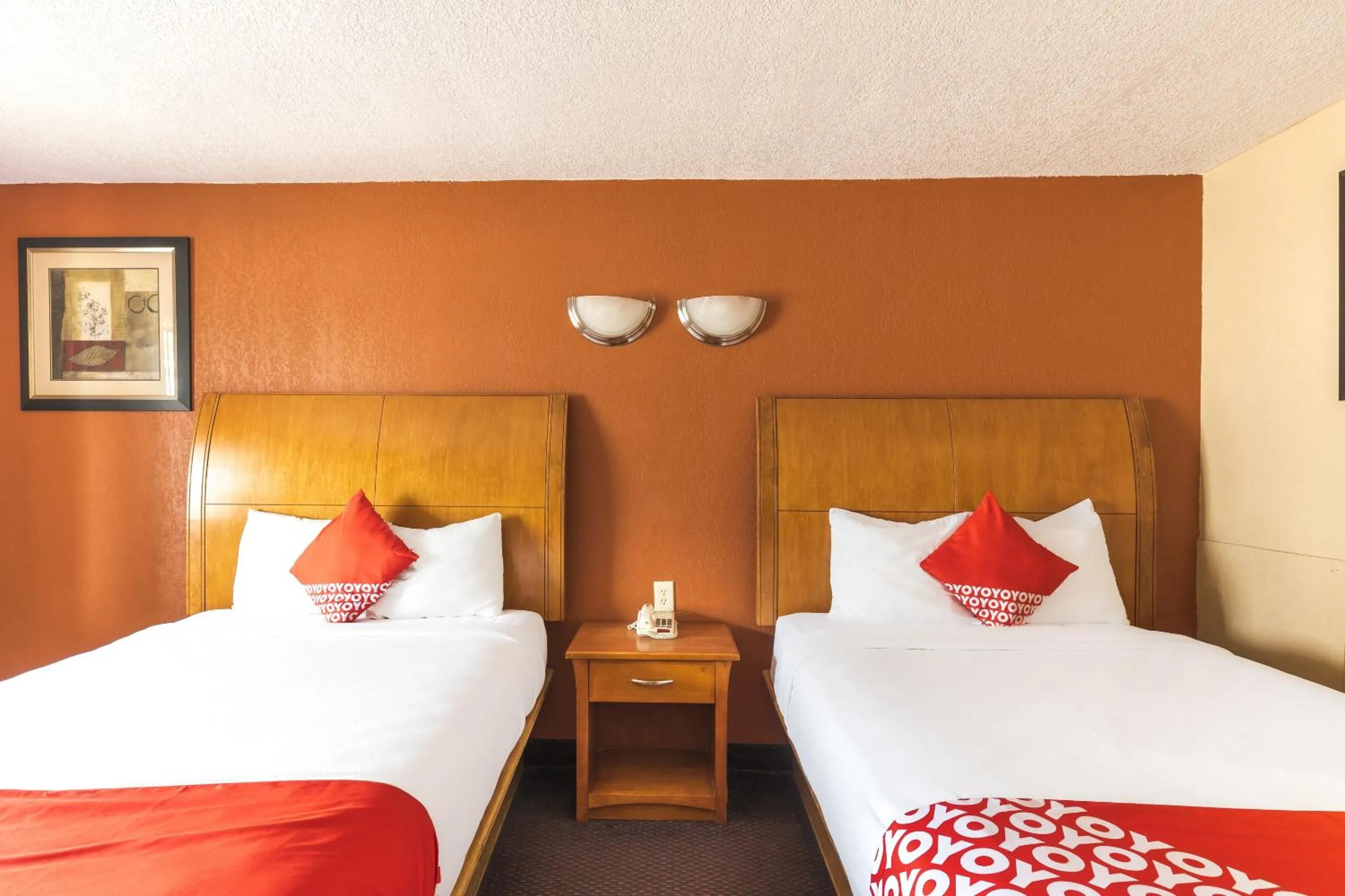 Bedroom in OYO Hotel Jewett TX Southwest, I-45