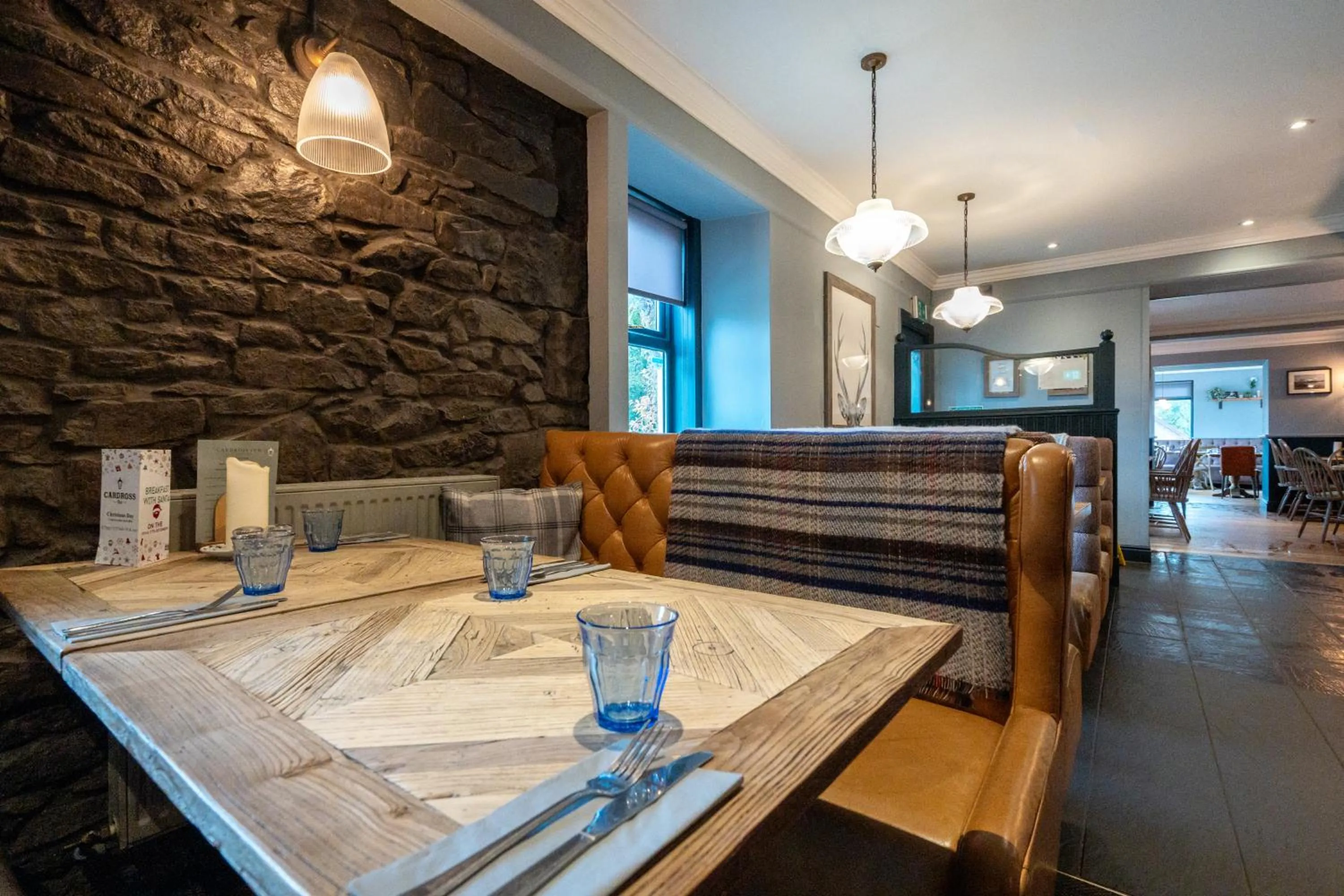 Seating area in Cardross Inn