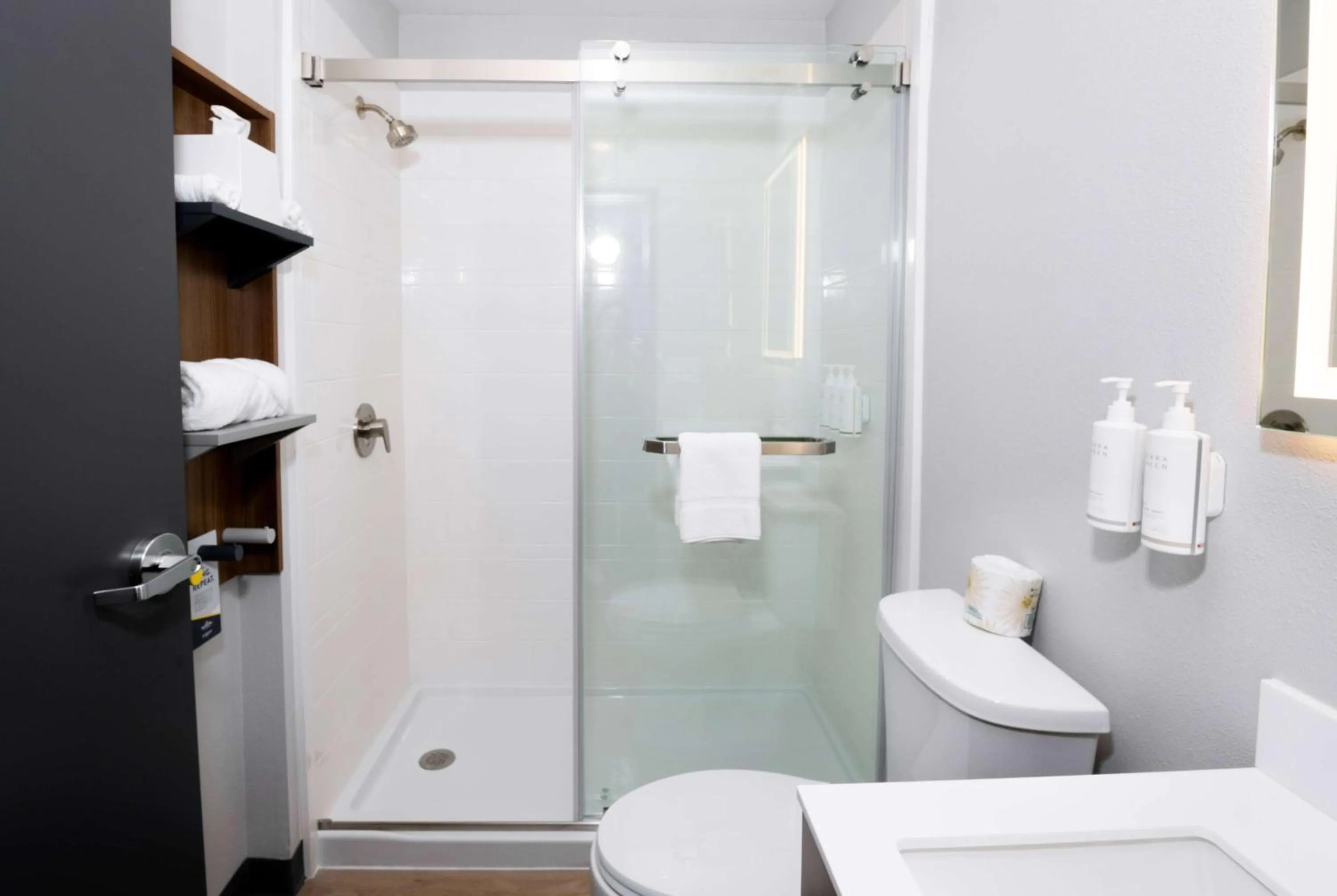 Shower in Microtel Inn & Suites by Wyndham Olean