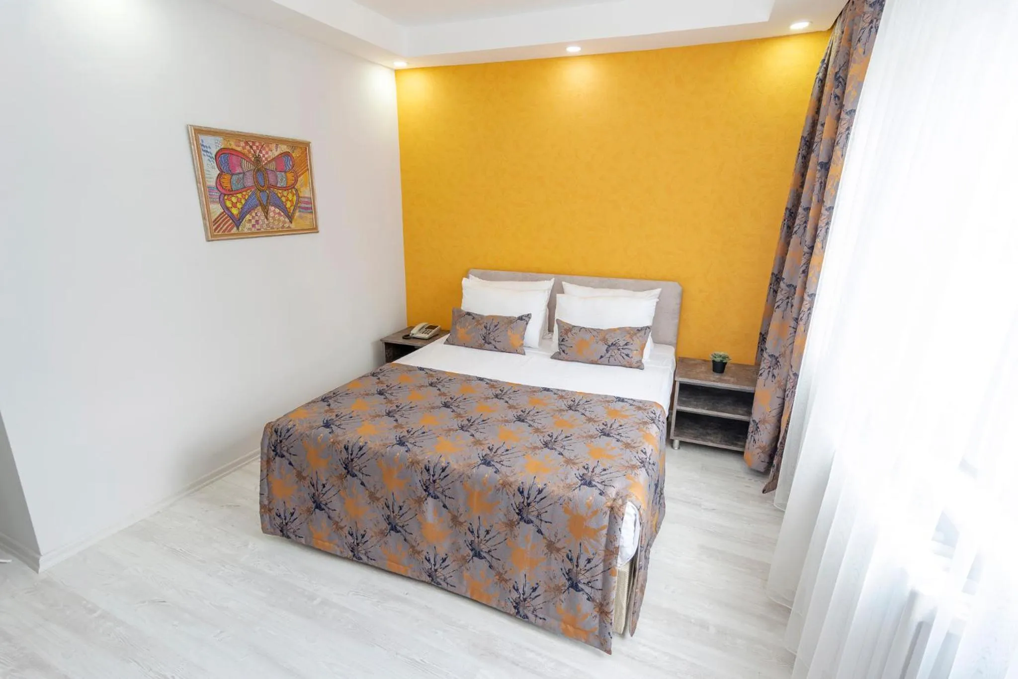 air conditioner, Bed in The Breeze Hotel