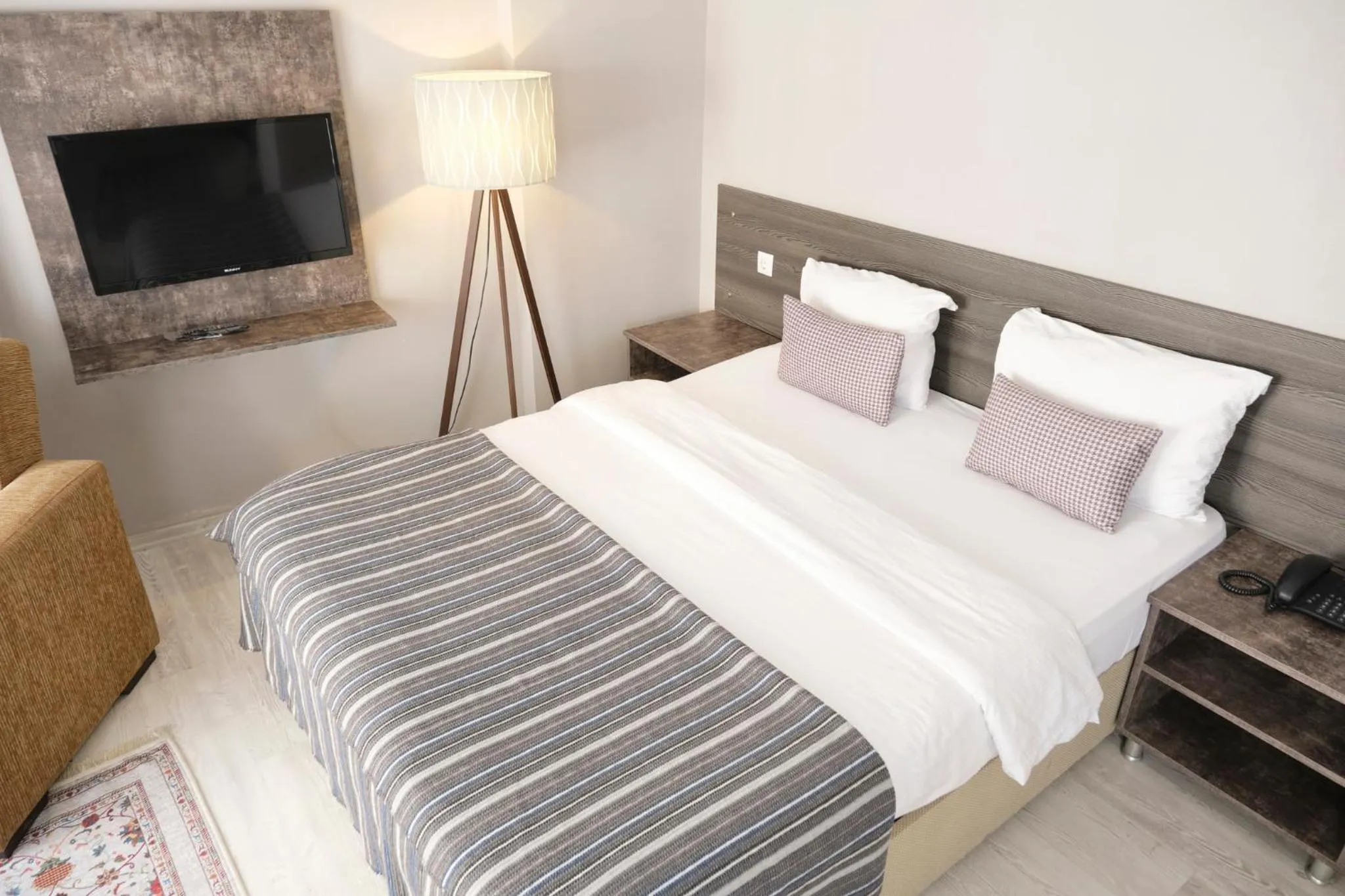 air conditioner, Bed in The Breeze Hotel