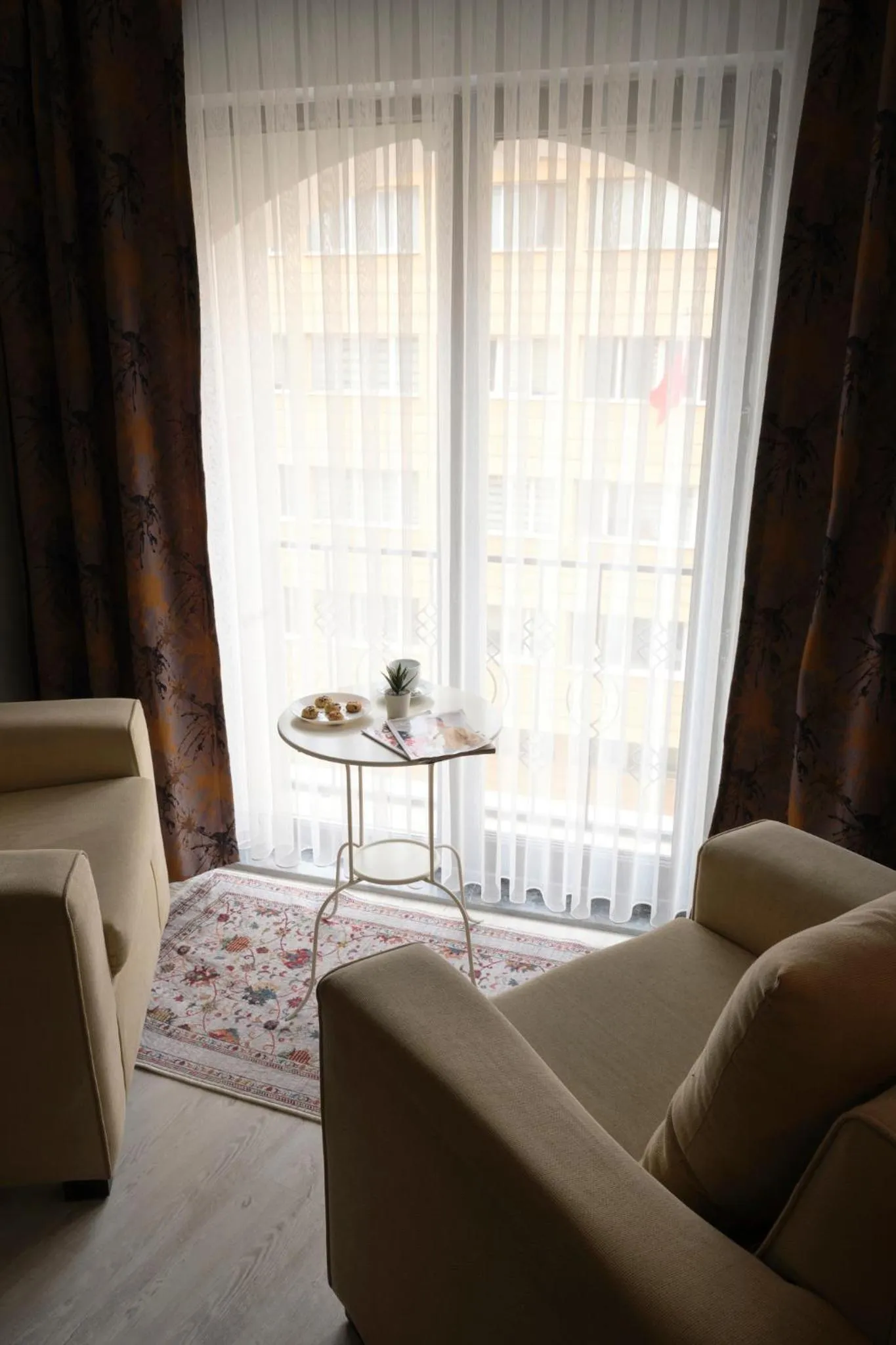 Living room in The Breeze Hotel