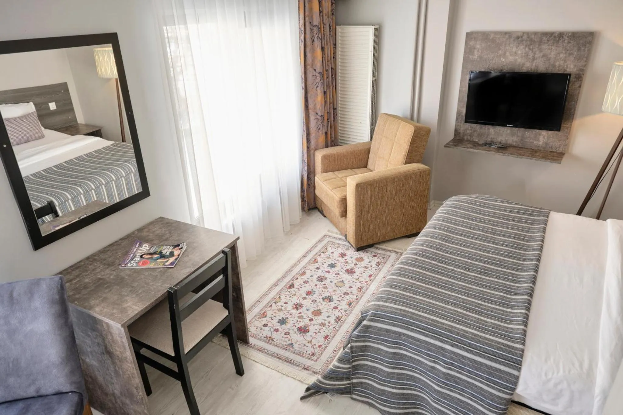 air conditioner, Bed in The Breeze Hotel