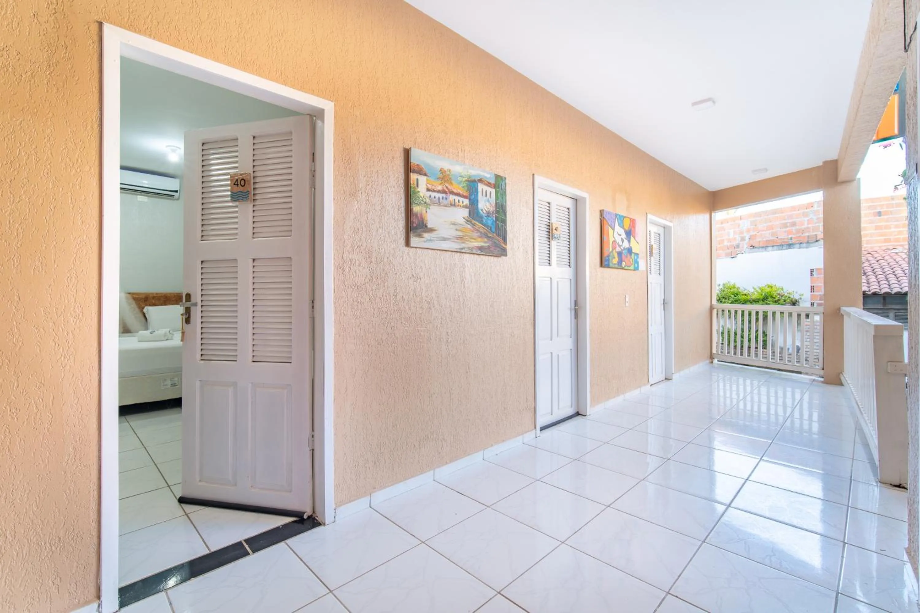 Inner courtyard view in Mansomar