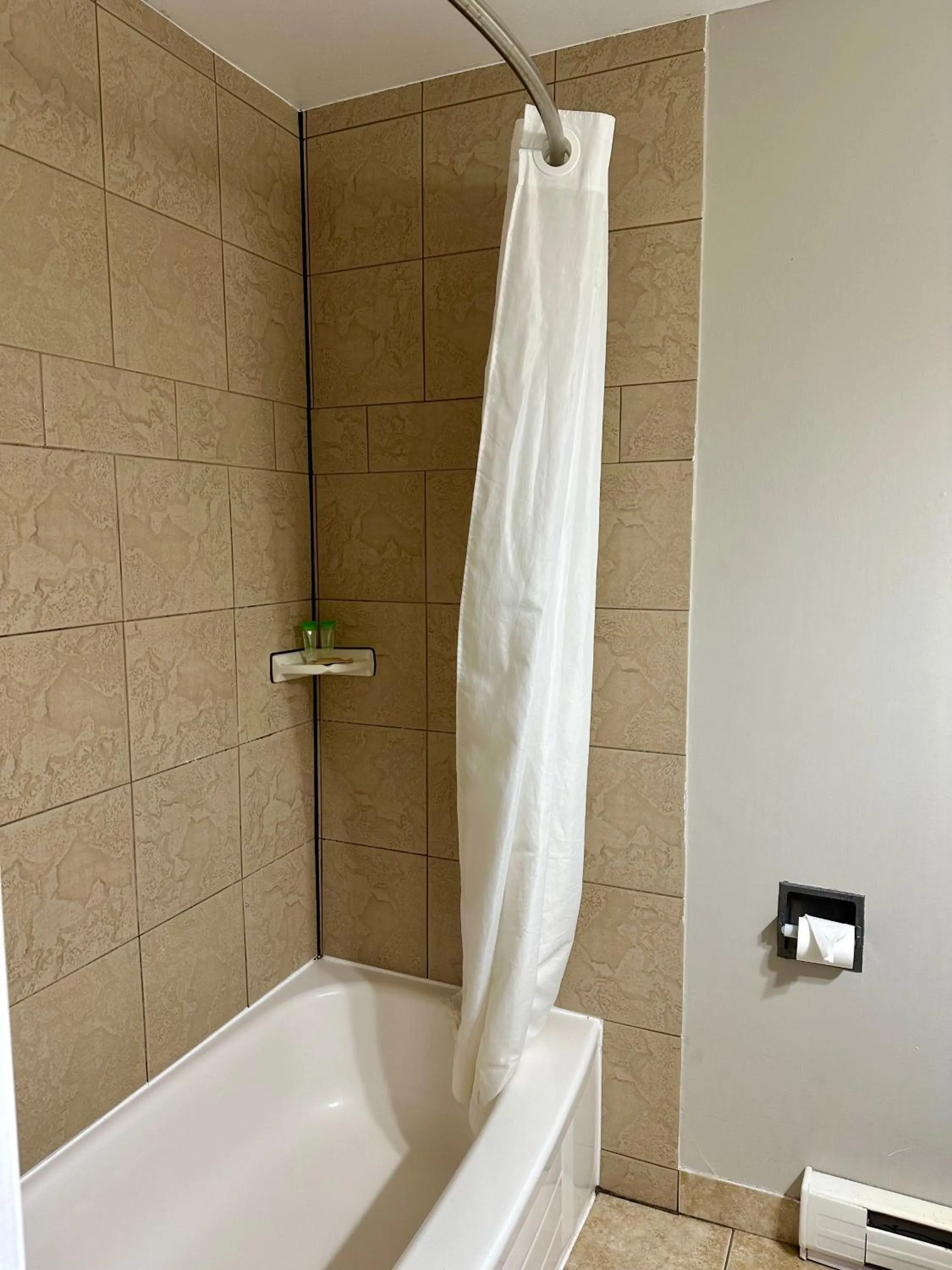 Bathroom in Lakeview Motel & Cottage