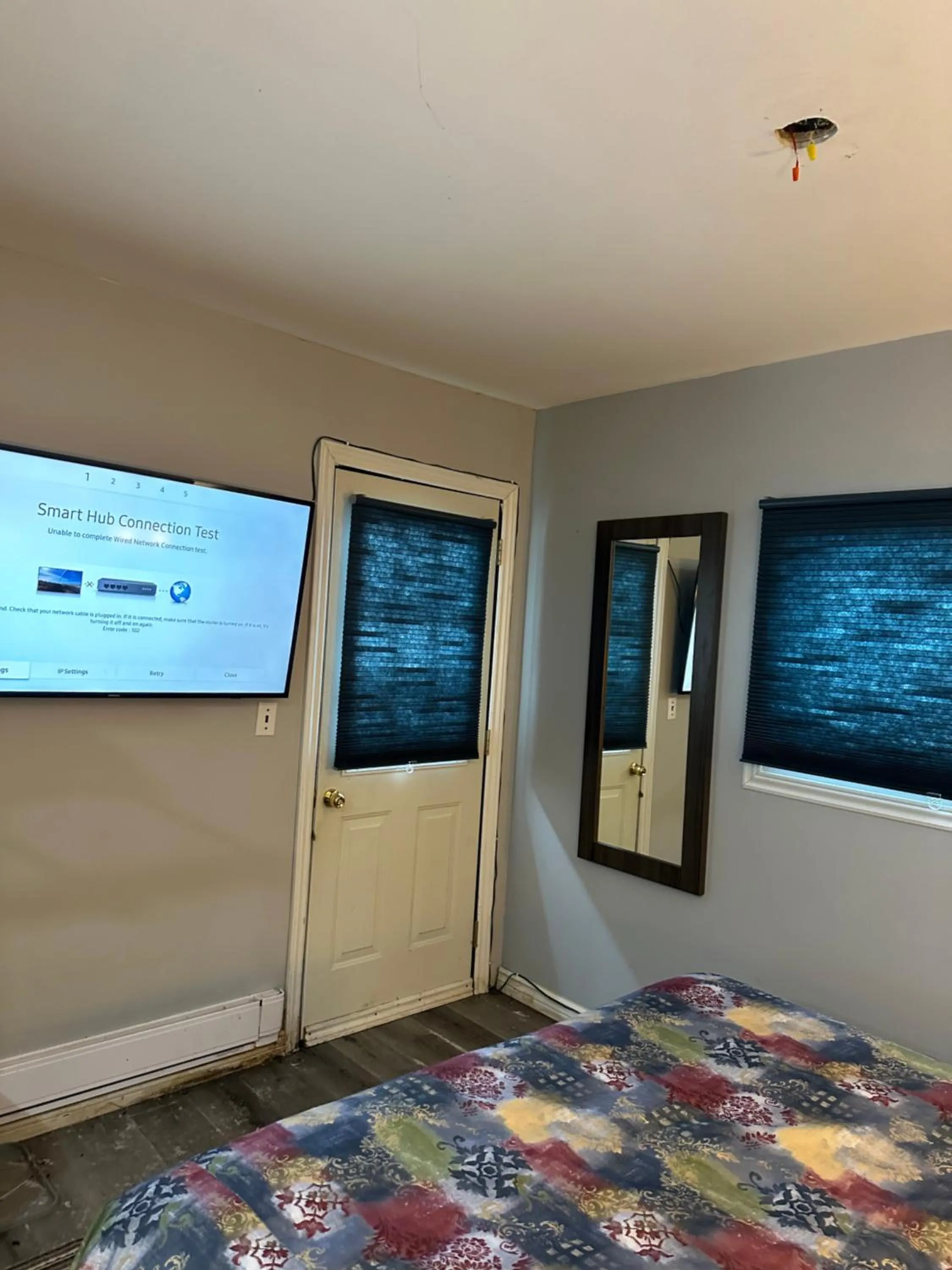 Bed in Lakeview Motel & Cottage