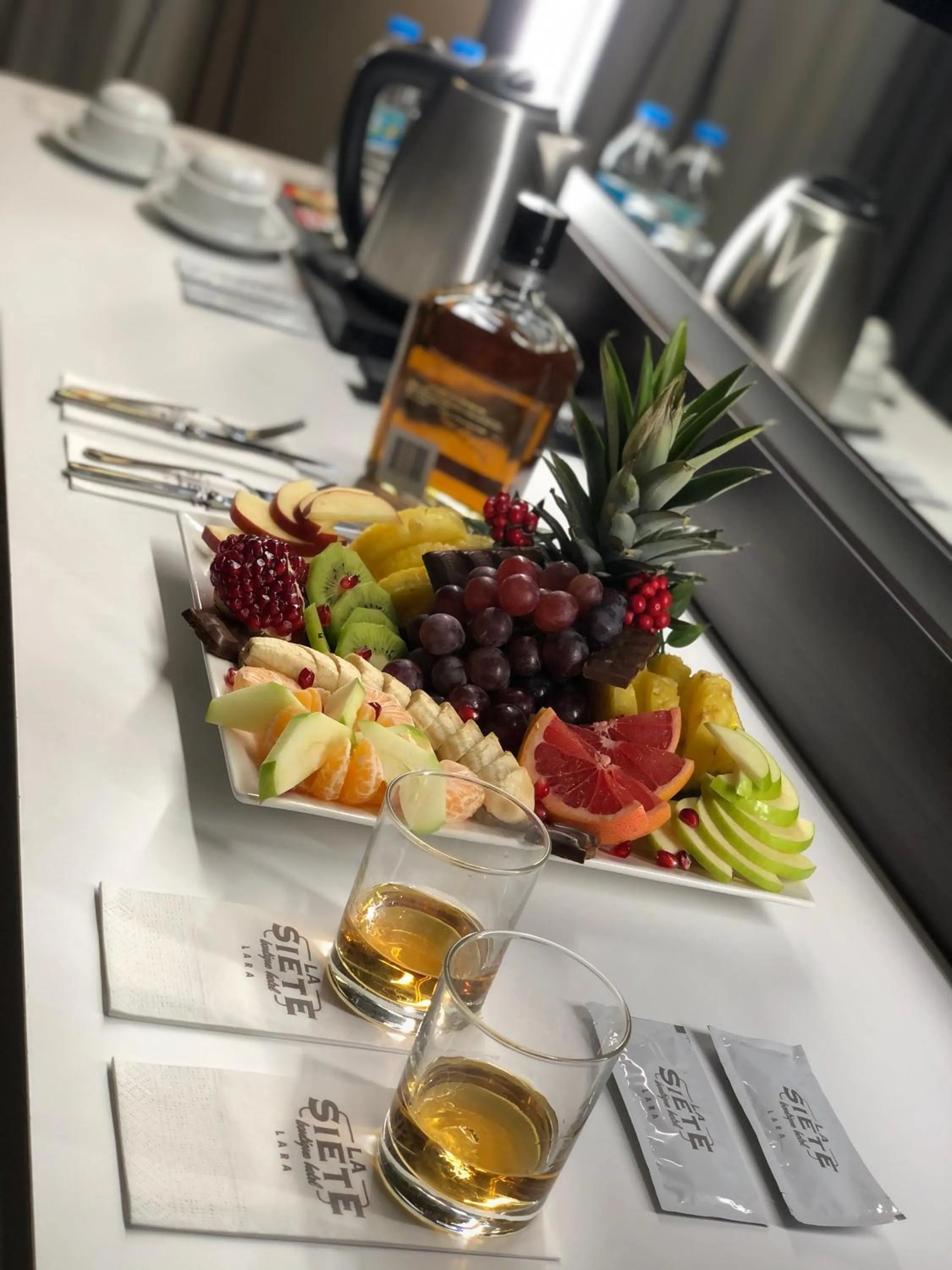 Alcoholic drinks in Siete Hotel