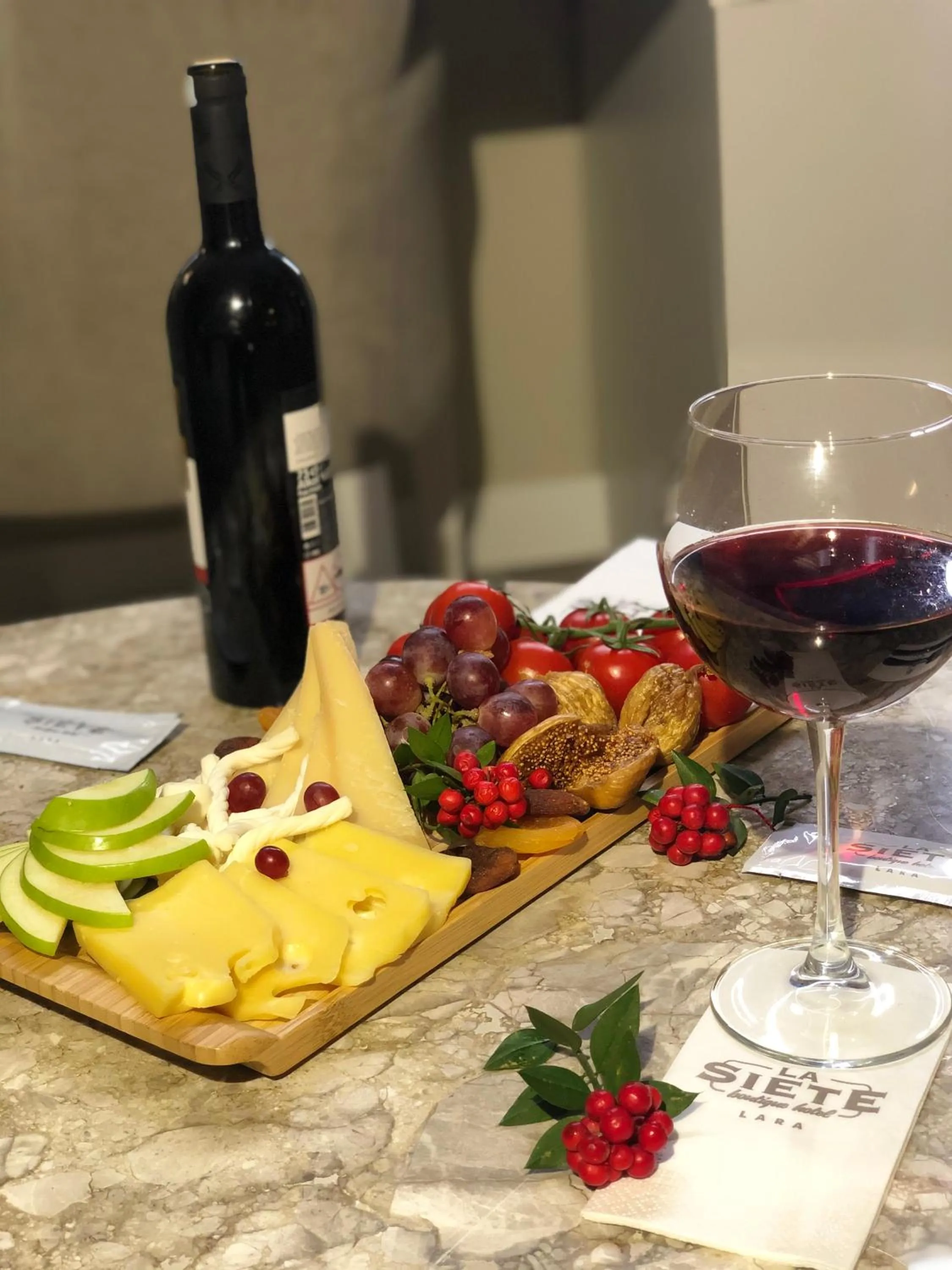 Food and drinks in Siete Hotel