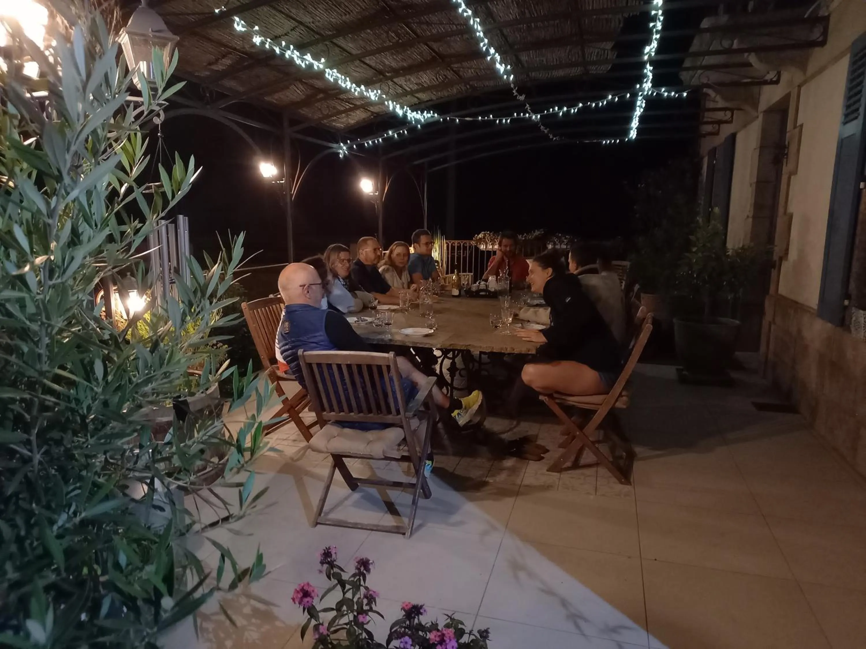 Patio in La Maison de Fleurat