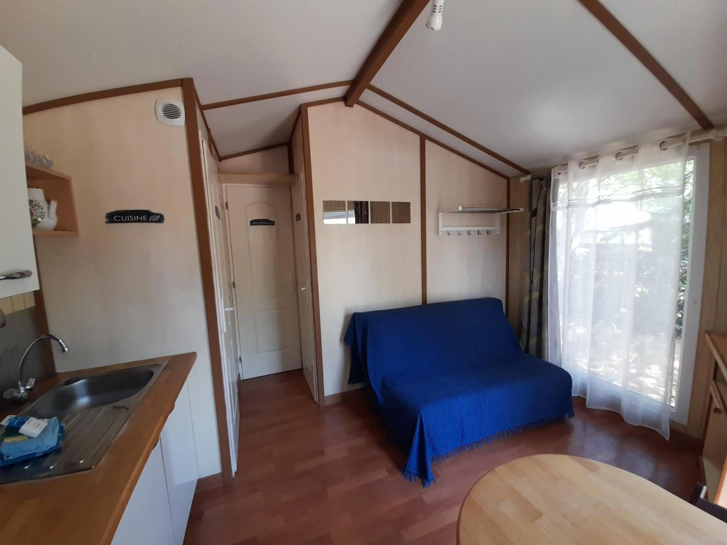 Seating area in PARADISE CHALLETS AND CAMPING