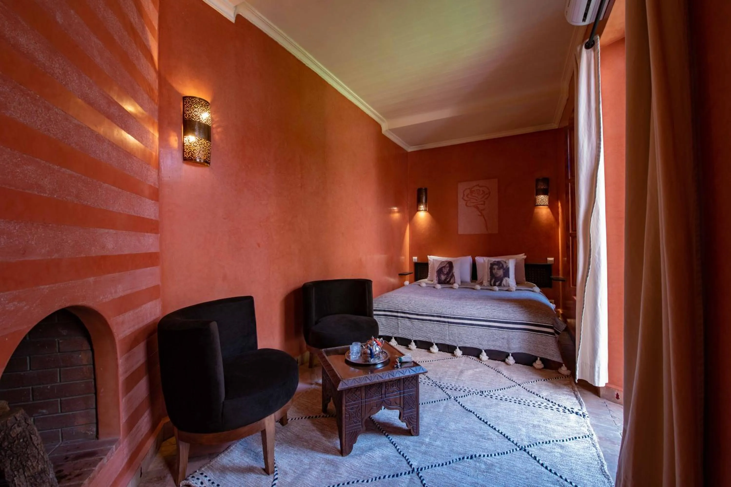 Bedroom, Bed in Riad Livia Marrakech - Adults Only