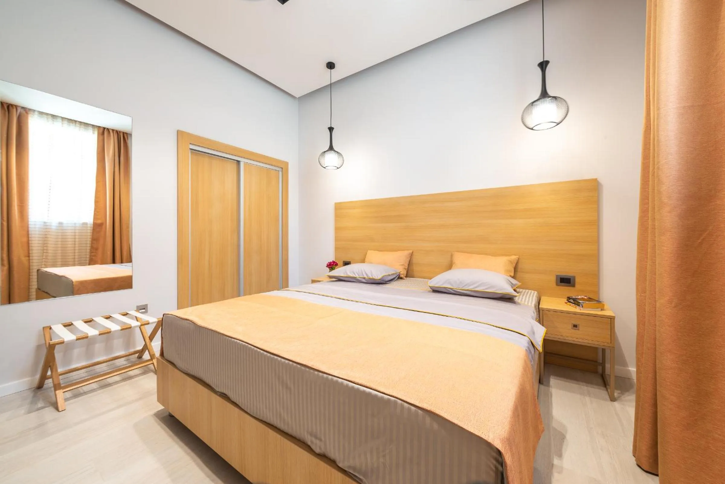 Bed in Casa Antika Suites