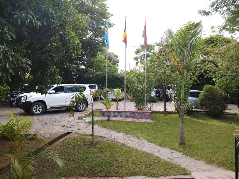 Facade/entrance in White Castle Hotel Arua