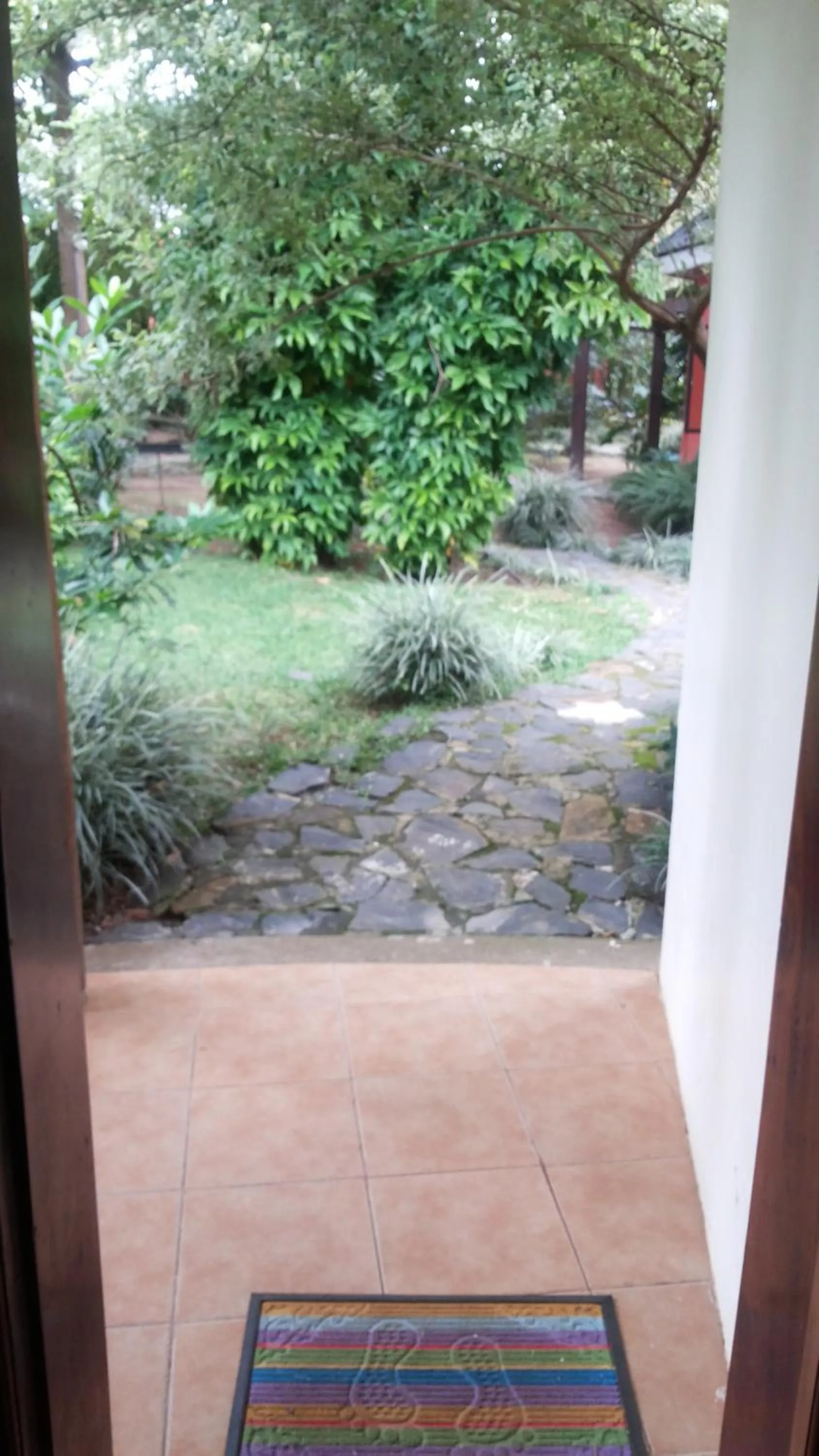 Garden view in White Castle Hotel Arua