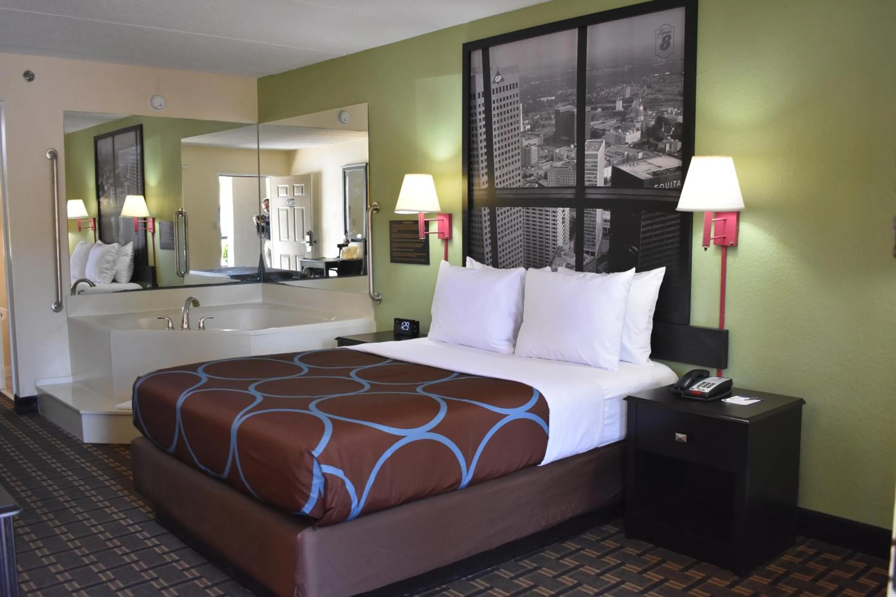 Bed in Super 8 by Wyndham Lithonia