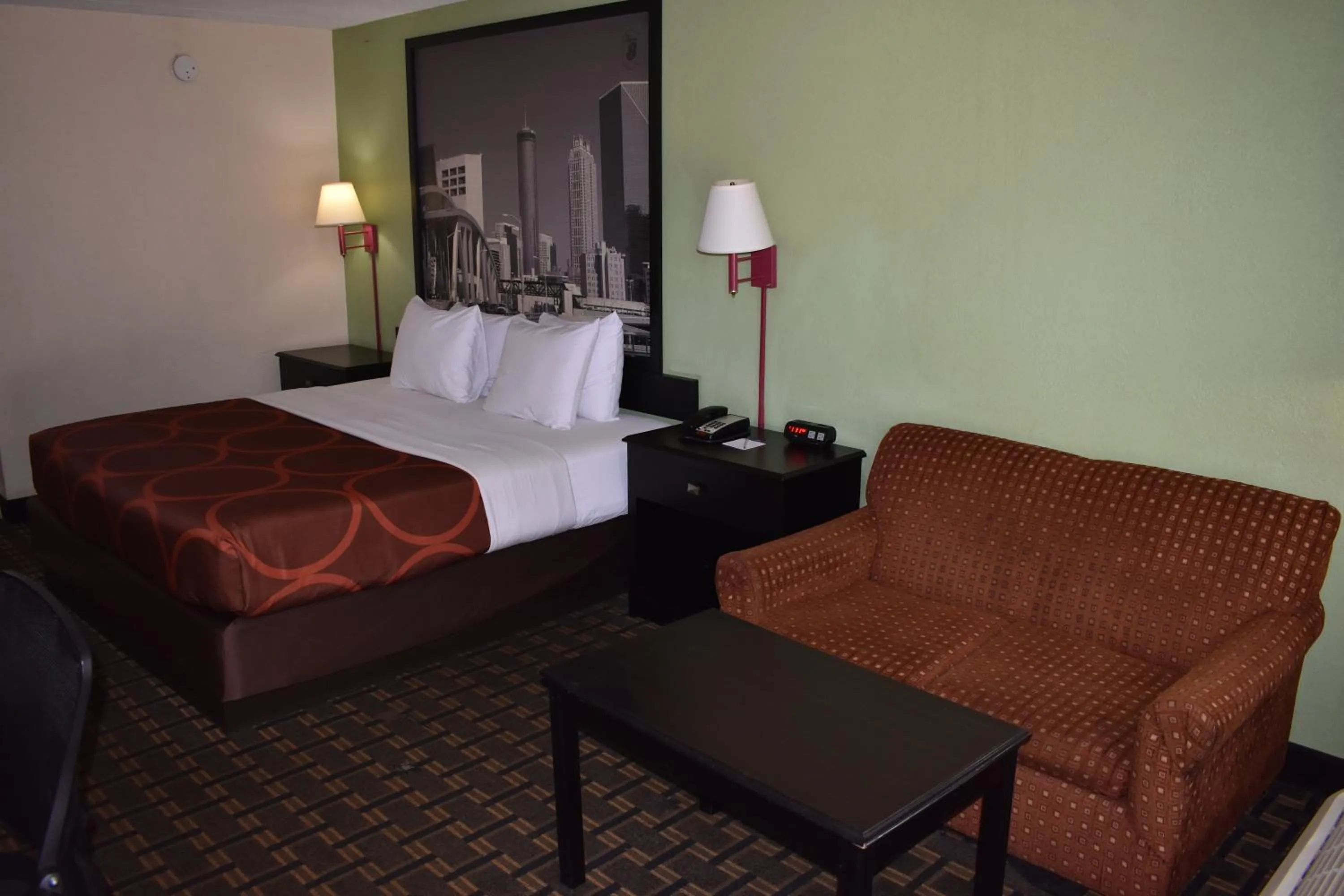 Bed in Super 8 by Wyndham Lithonia