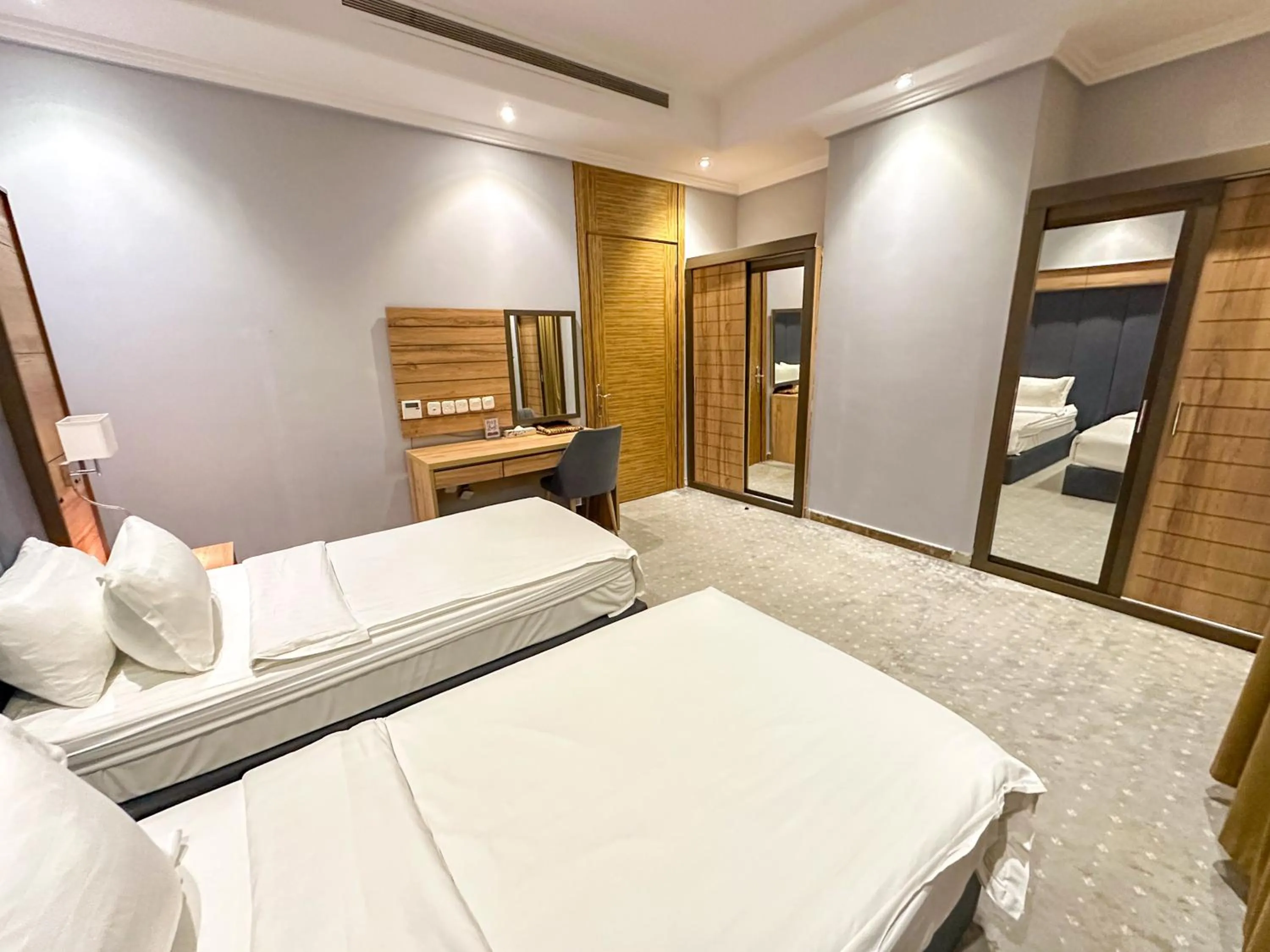 Bed in لافنت بارك للشقق المخدومة - إقتصادي